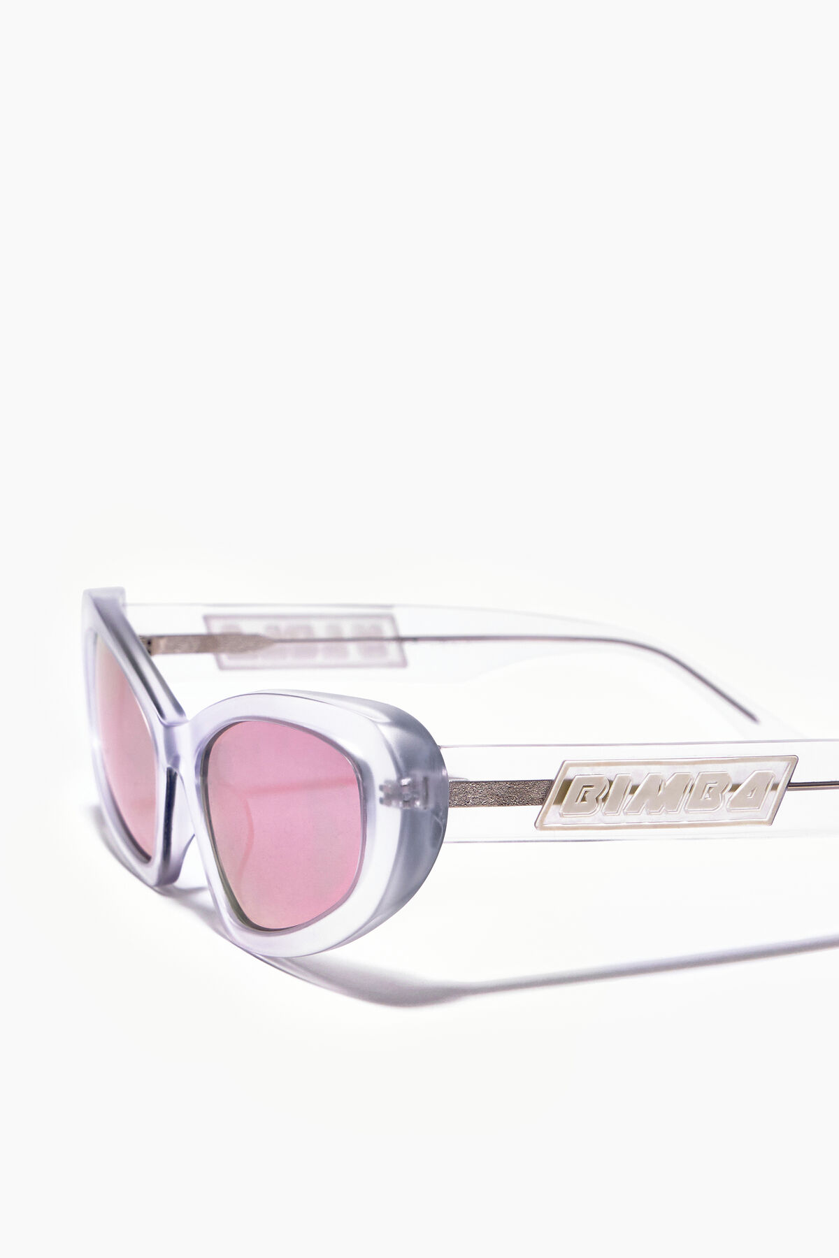 Gafas de sol cat-eye transparentes