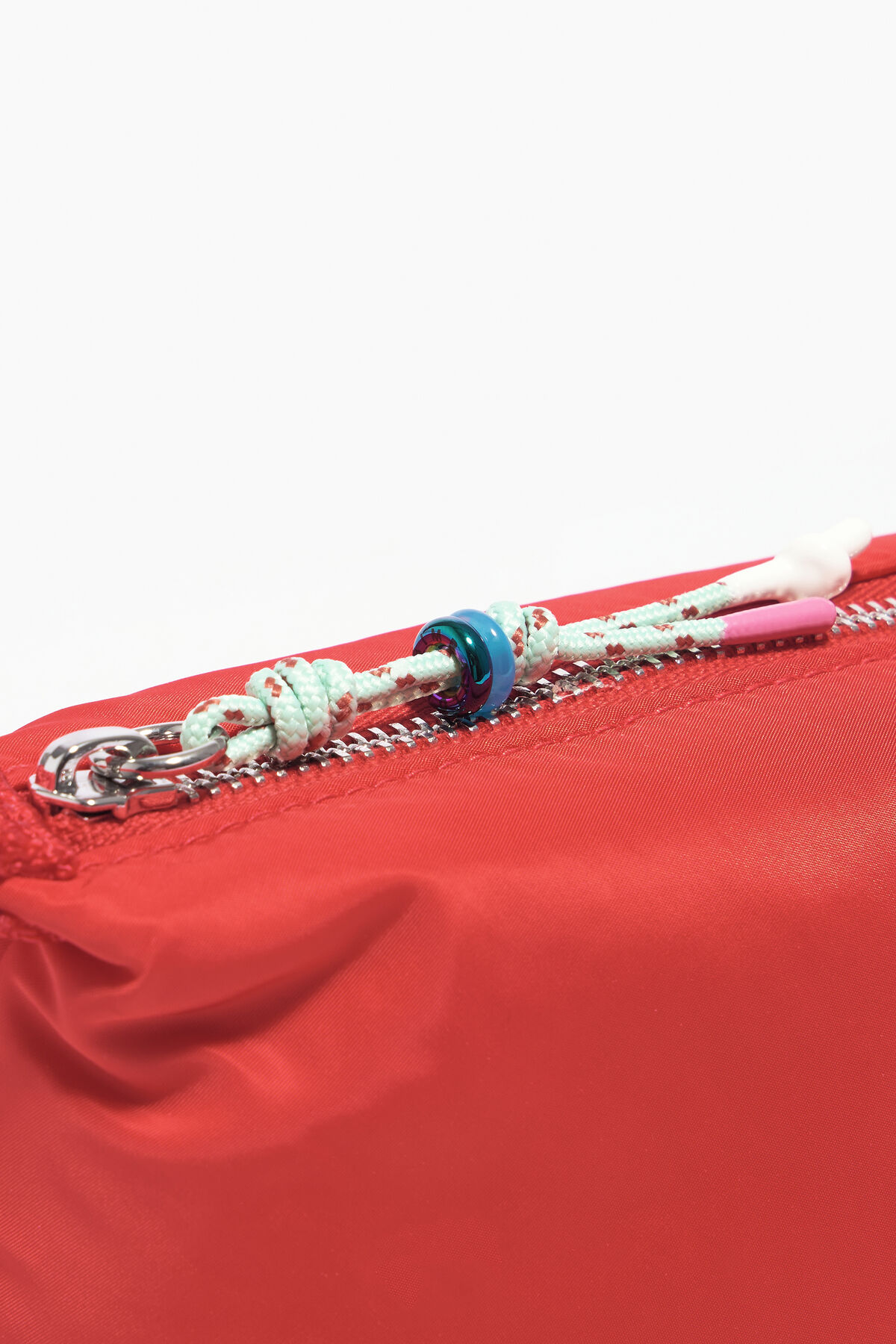 Neceser trapecio S nylon tomate