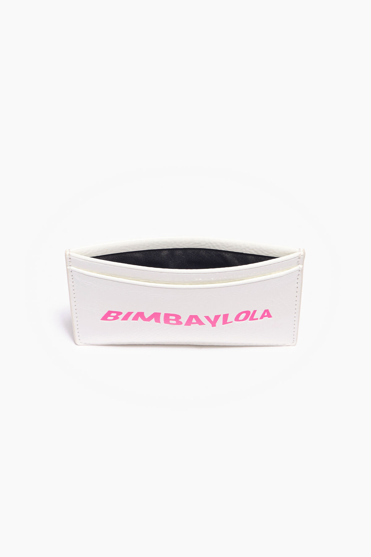 Tarjetero charol blanco