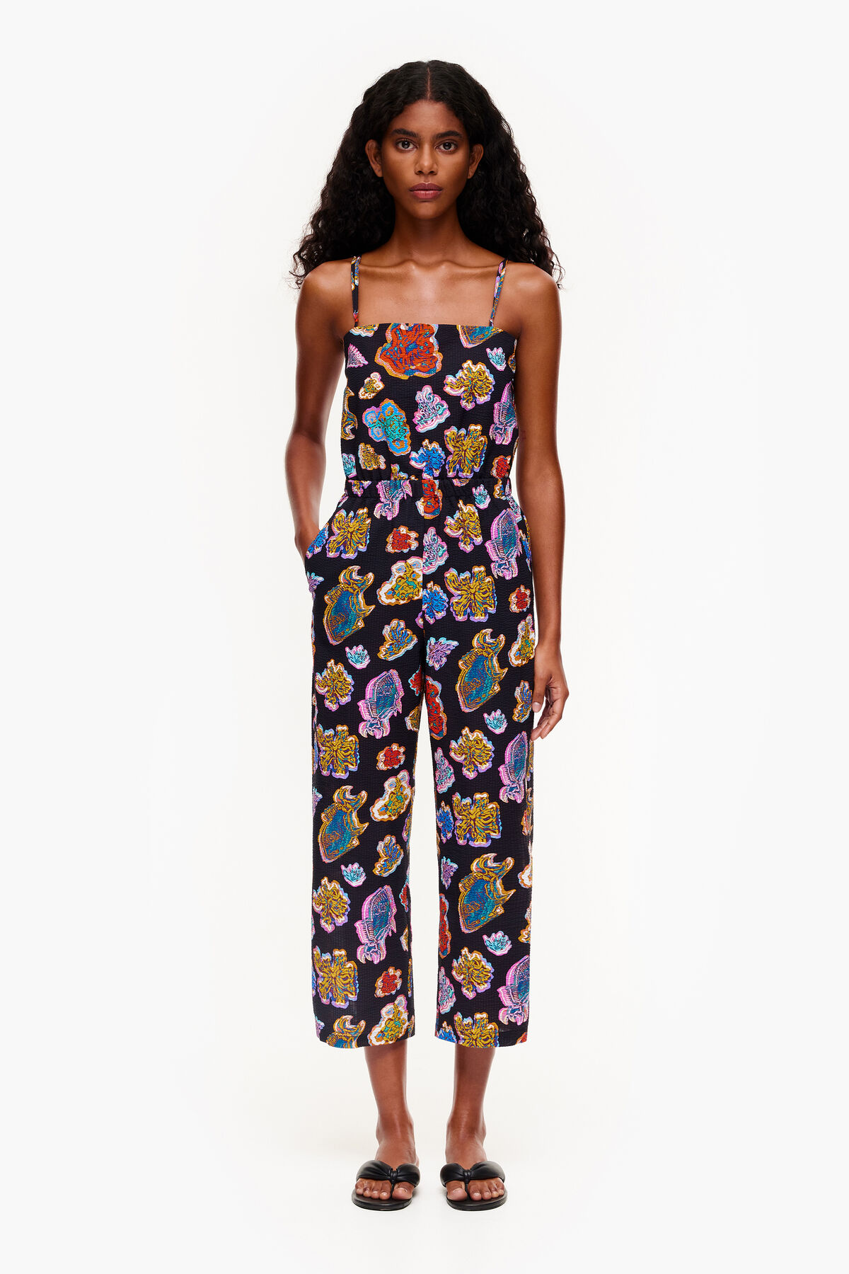 Mono largo fluido Fish Sea negro