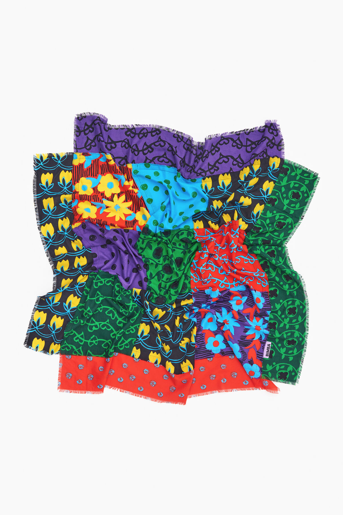 Chal patchwork negro