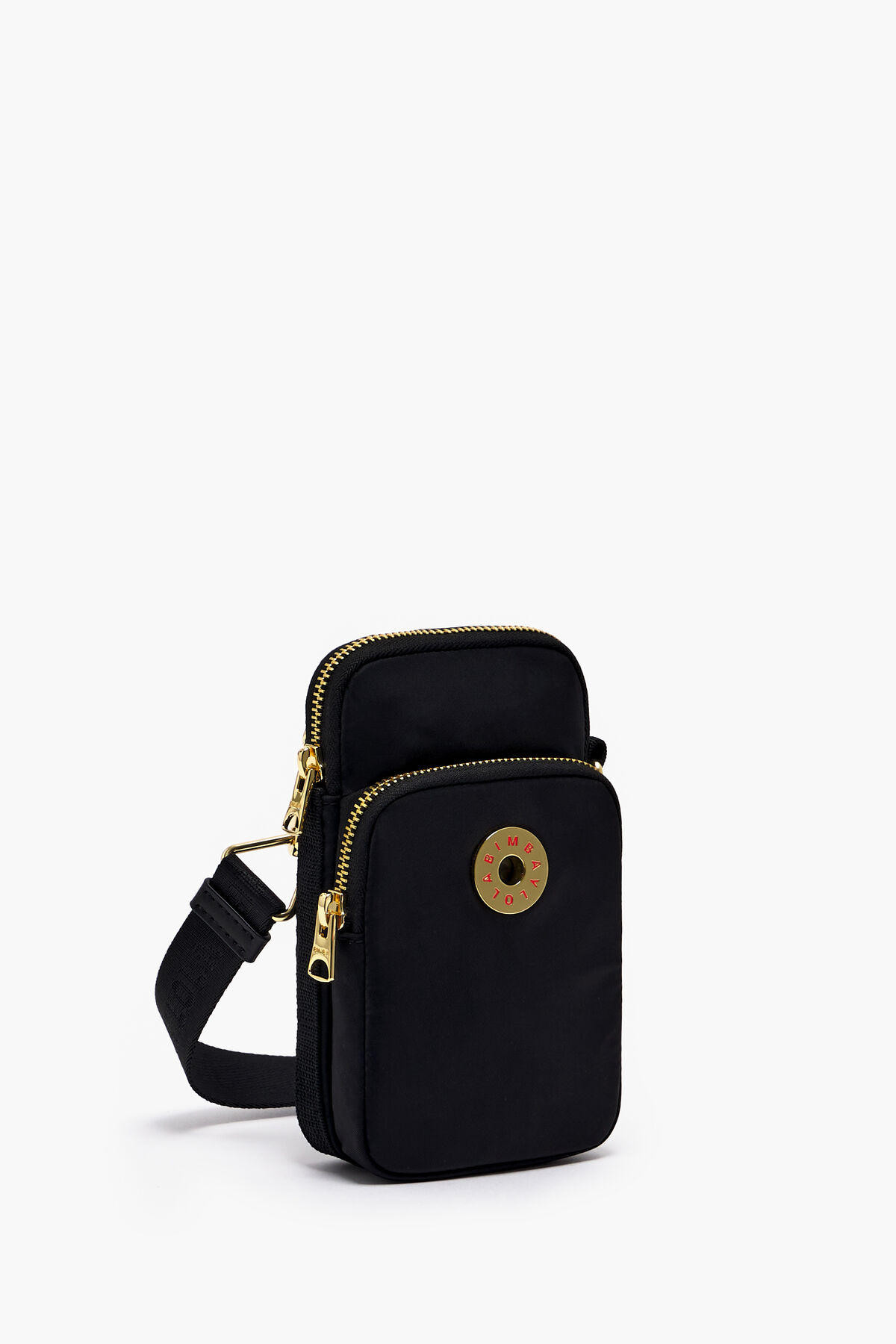 Minibolso rectangular nylon negro