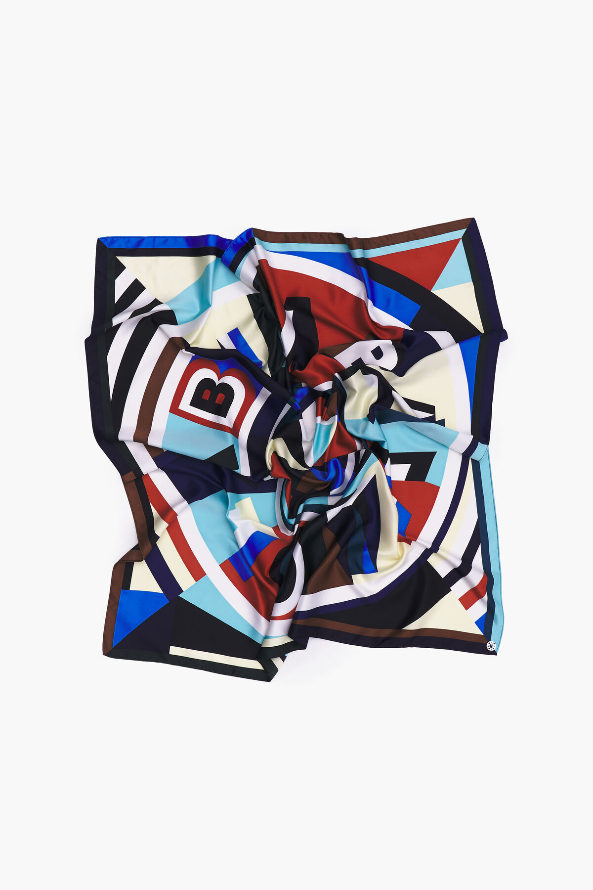 Pañuelo logo geométrico rojo