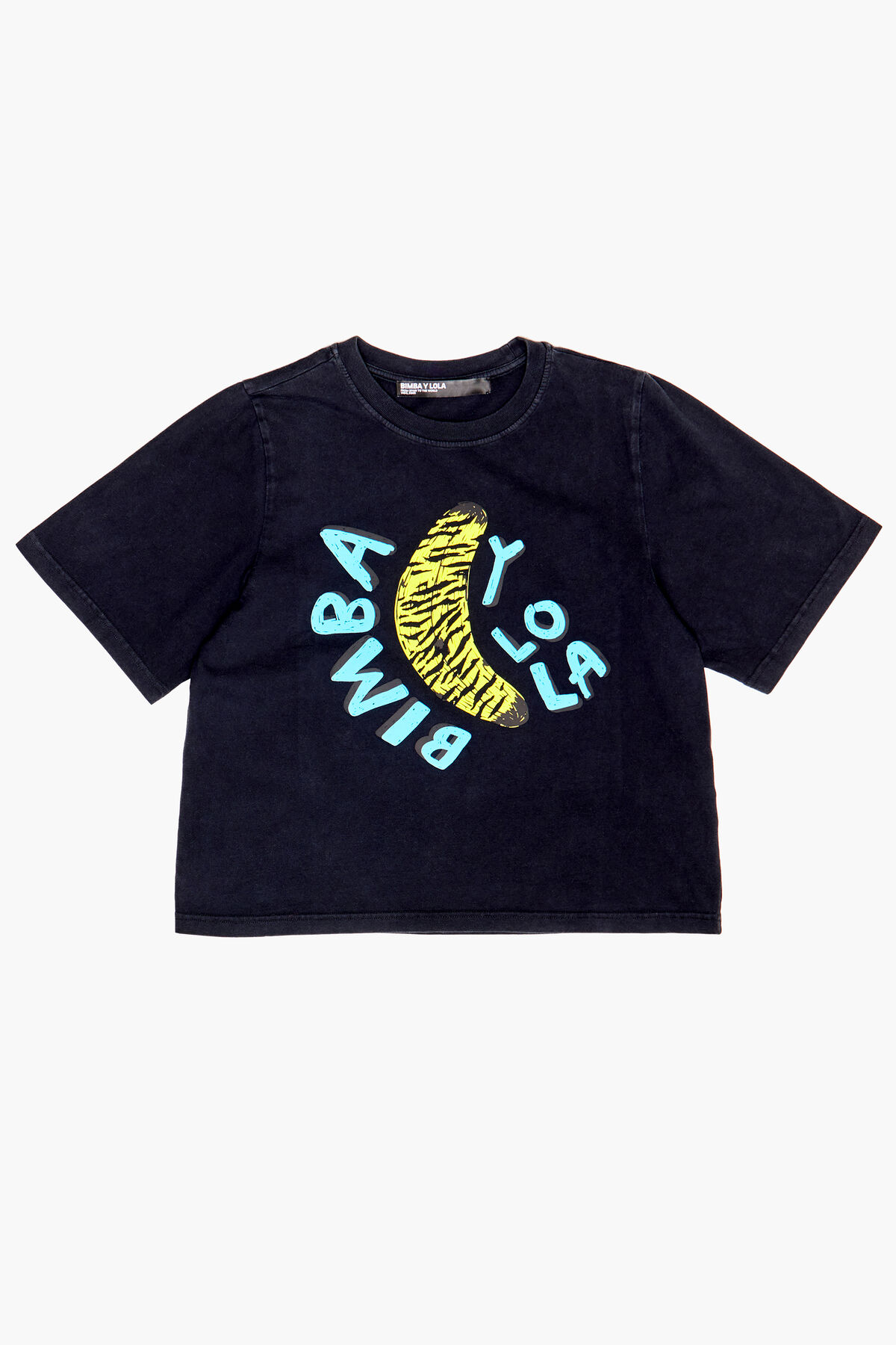 Camiseta print Banana negra