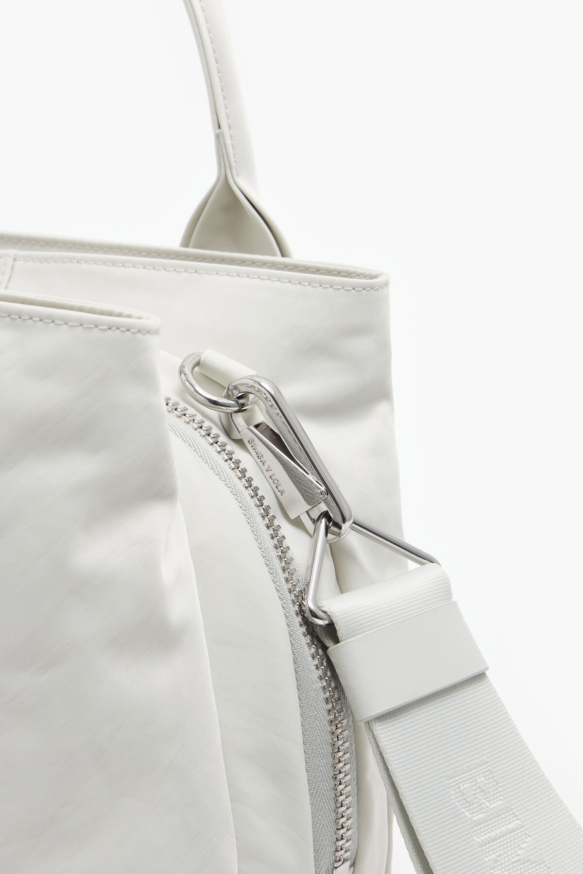 Bolso tote S nylon gris