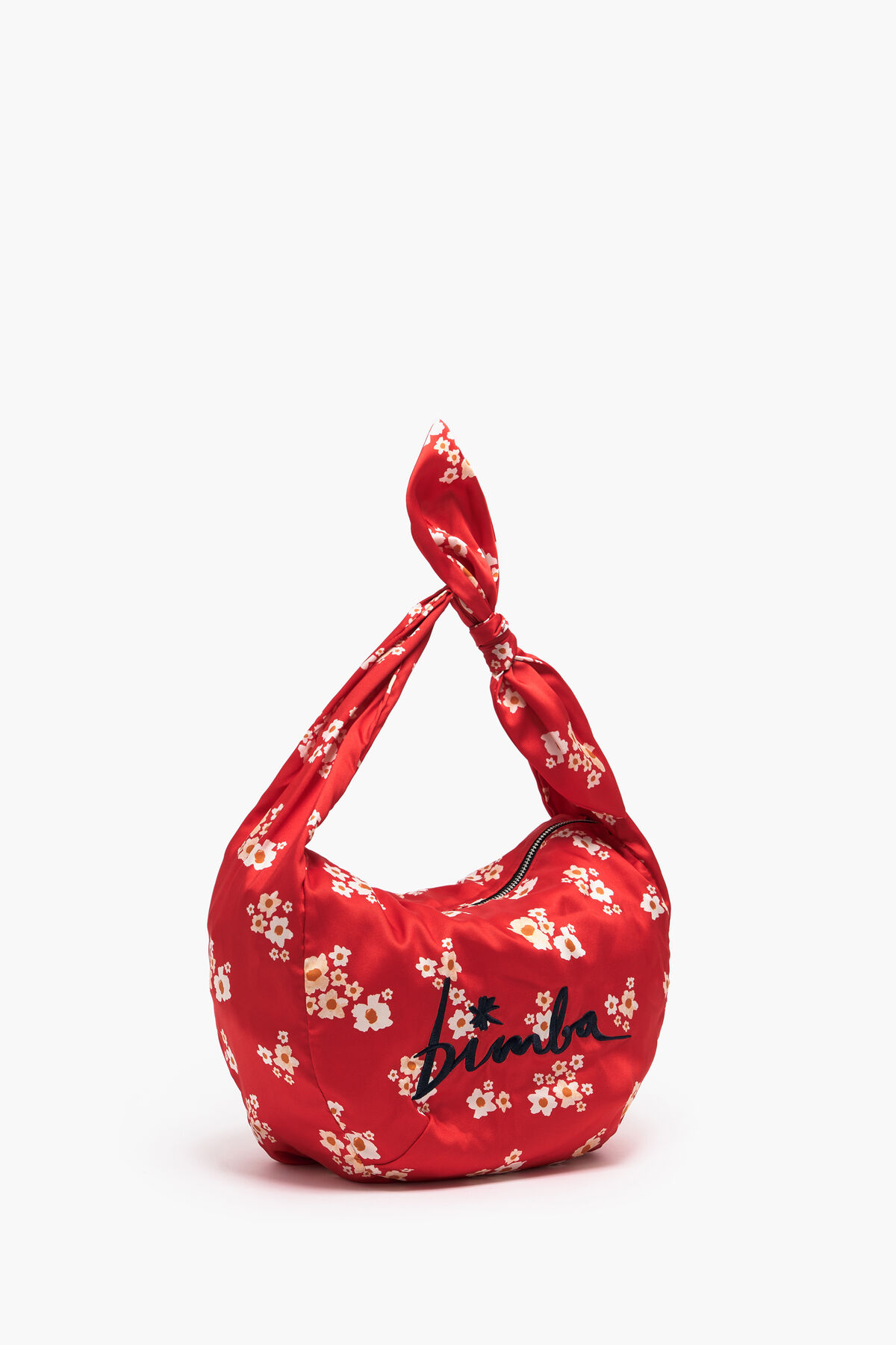Bolso saca S Acrylic Flowers rojo