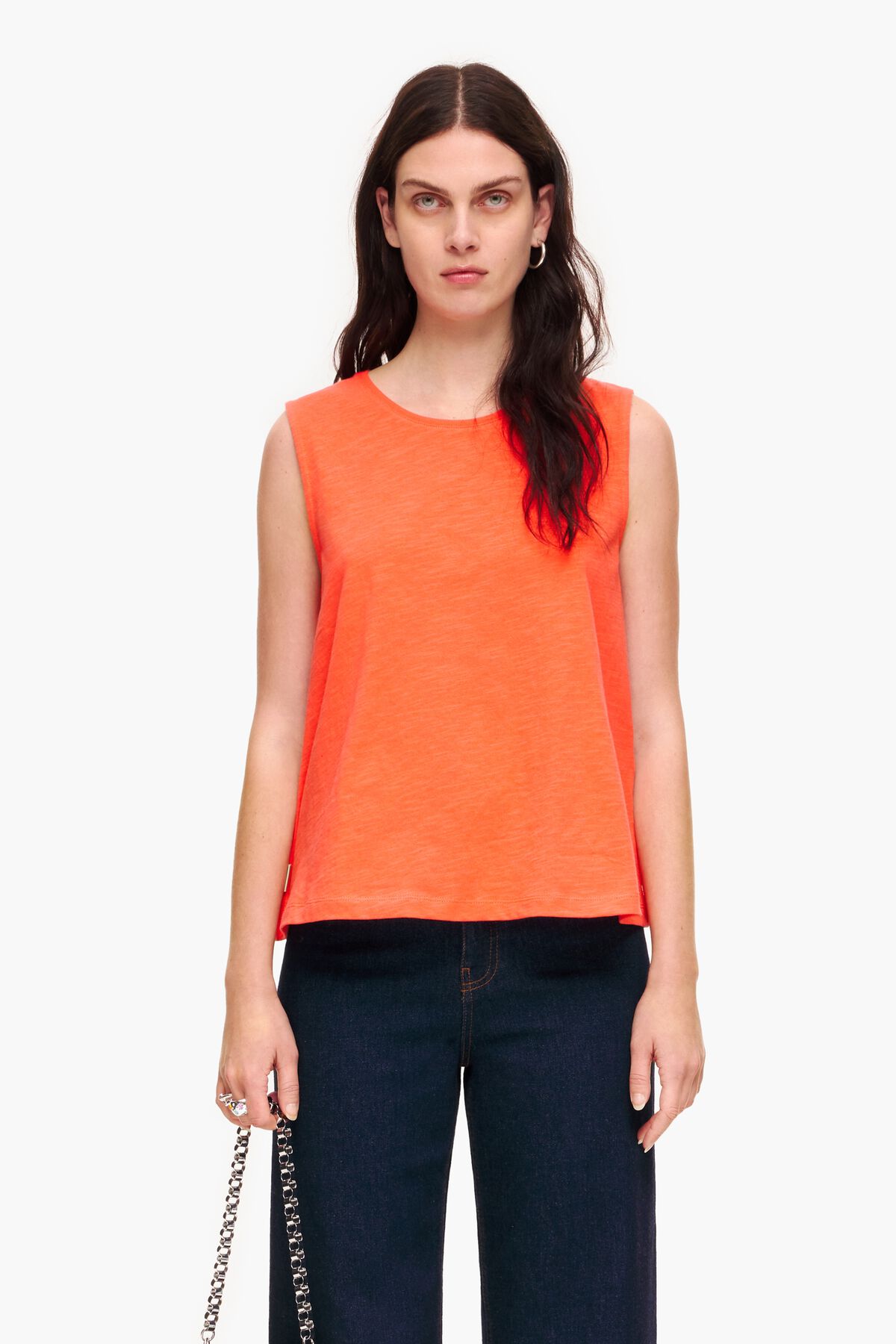 Camiseta algodón coral