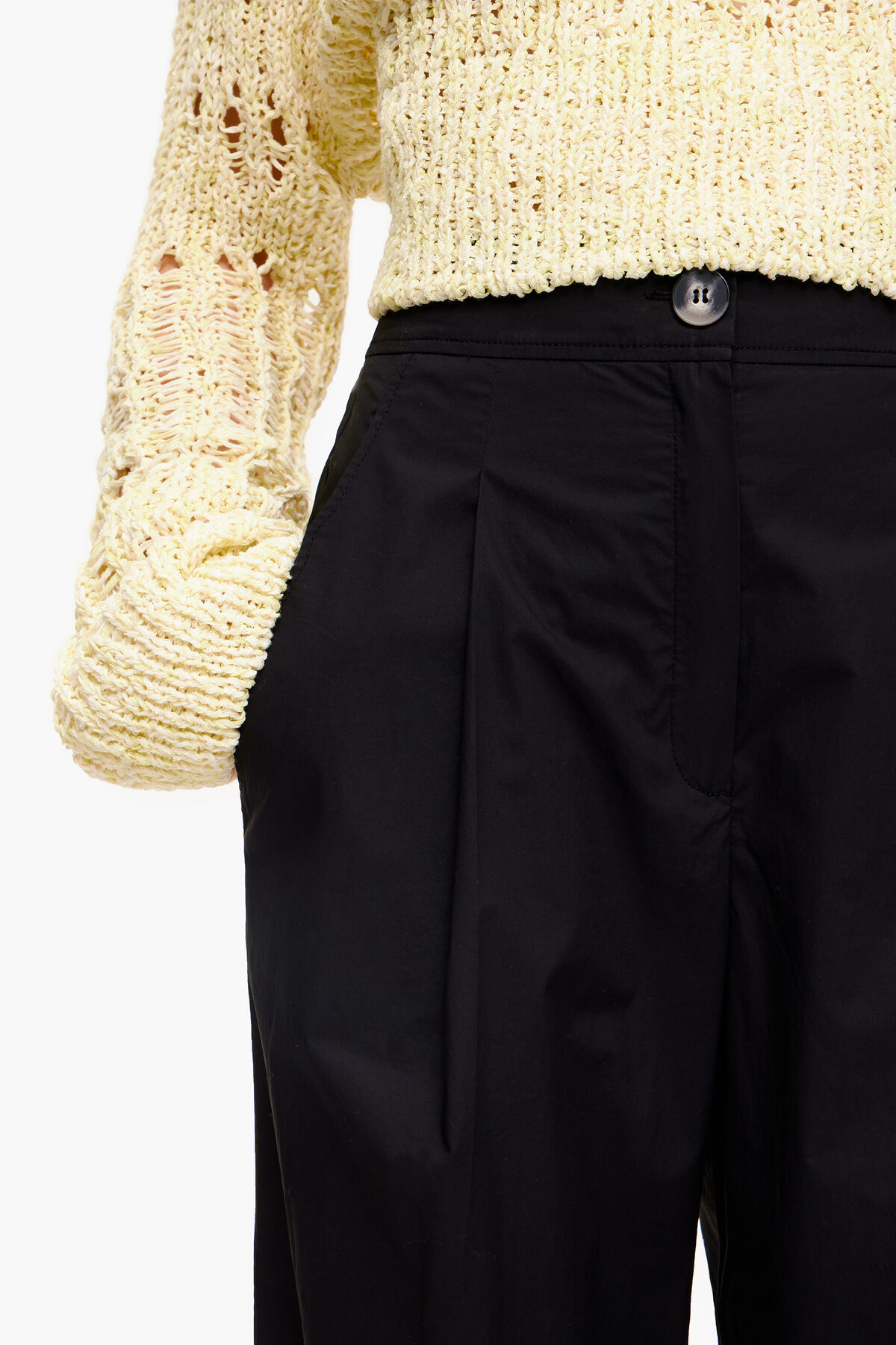 Pantalón popelín negro