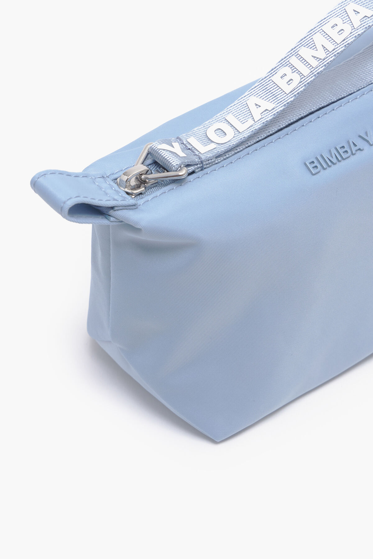 Neceser trapecio S nylon azul