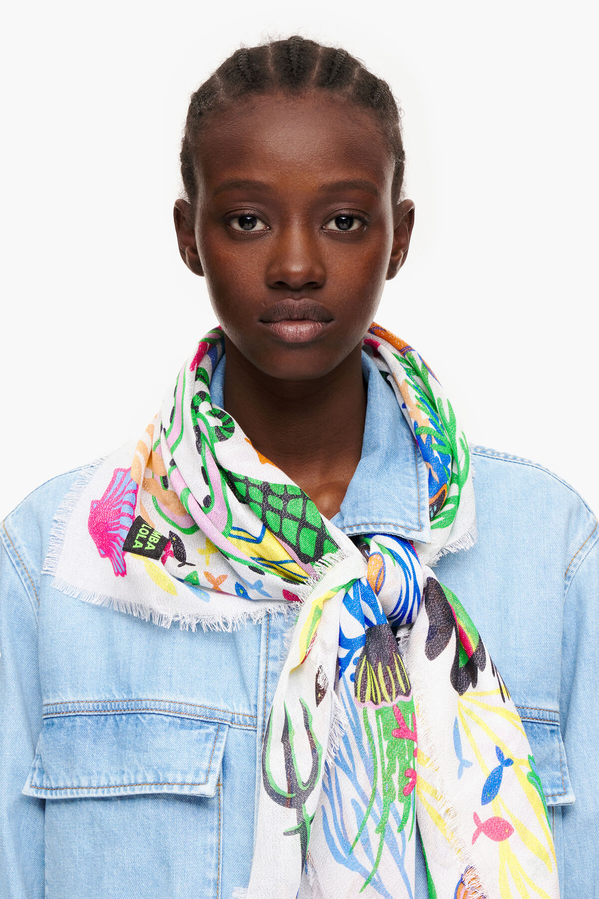 Chal fondo marino blanco