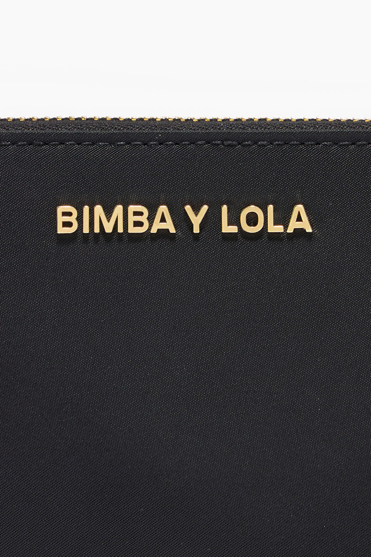Billetera libro nylon negra