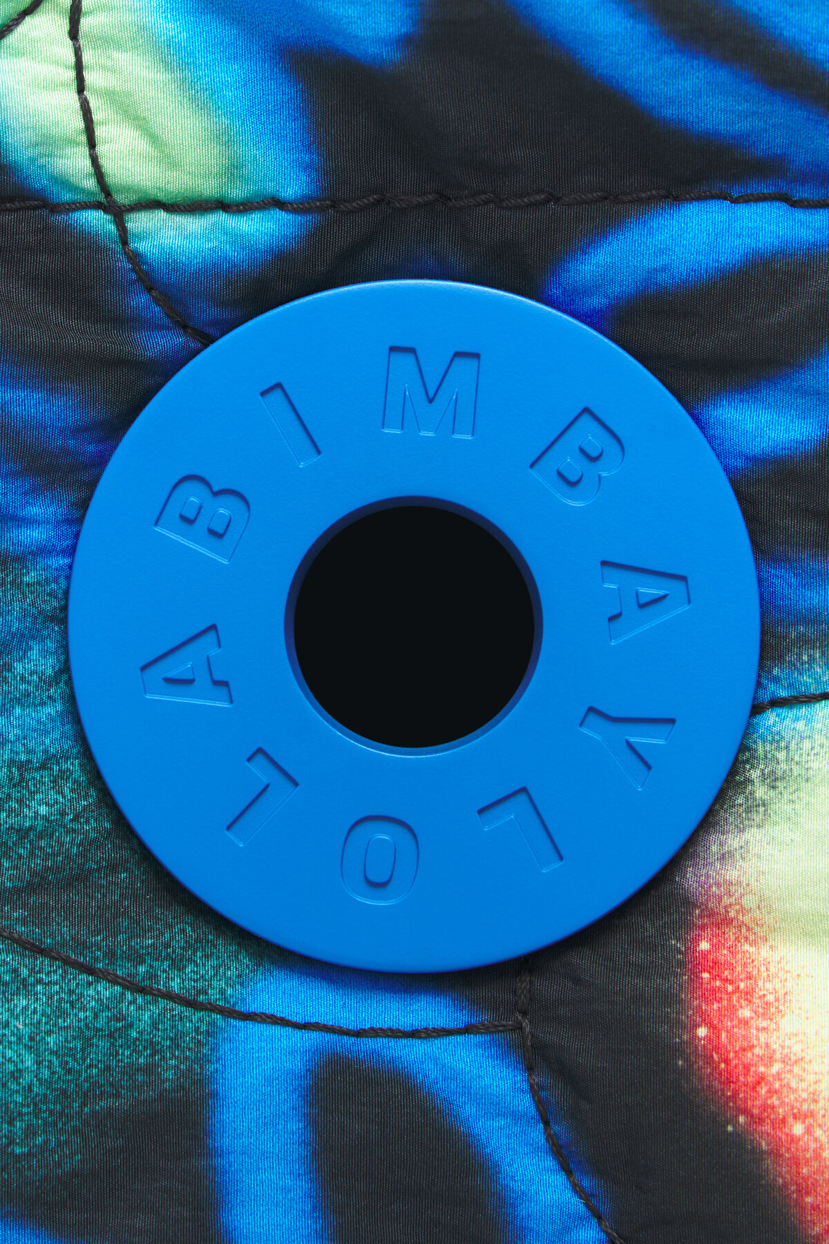 Bolso shopper XL nylon Graffiti Flowers azul