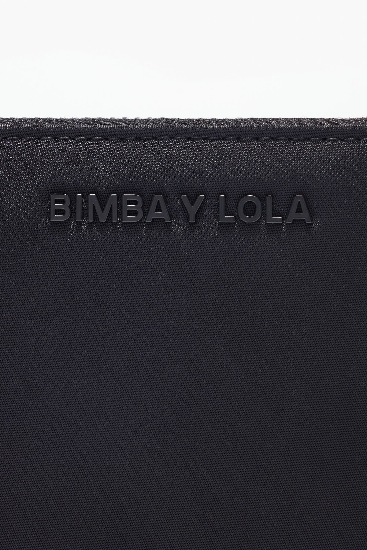Billetera libro nylon negra