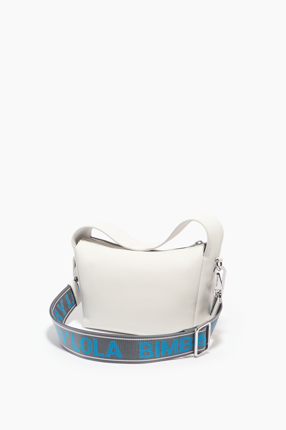 Bolso hobo M piel blanco