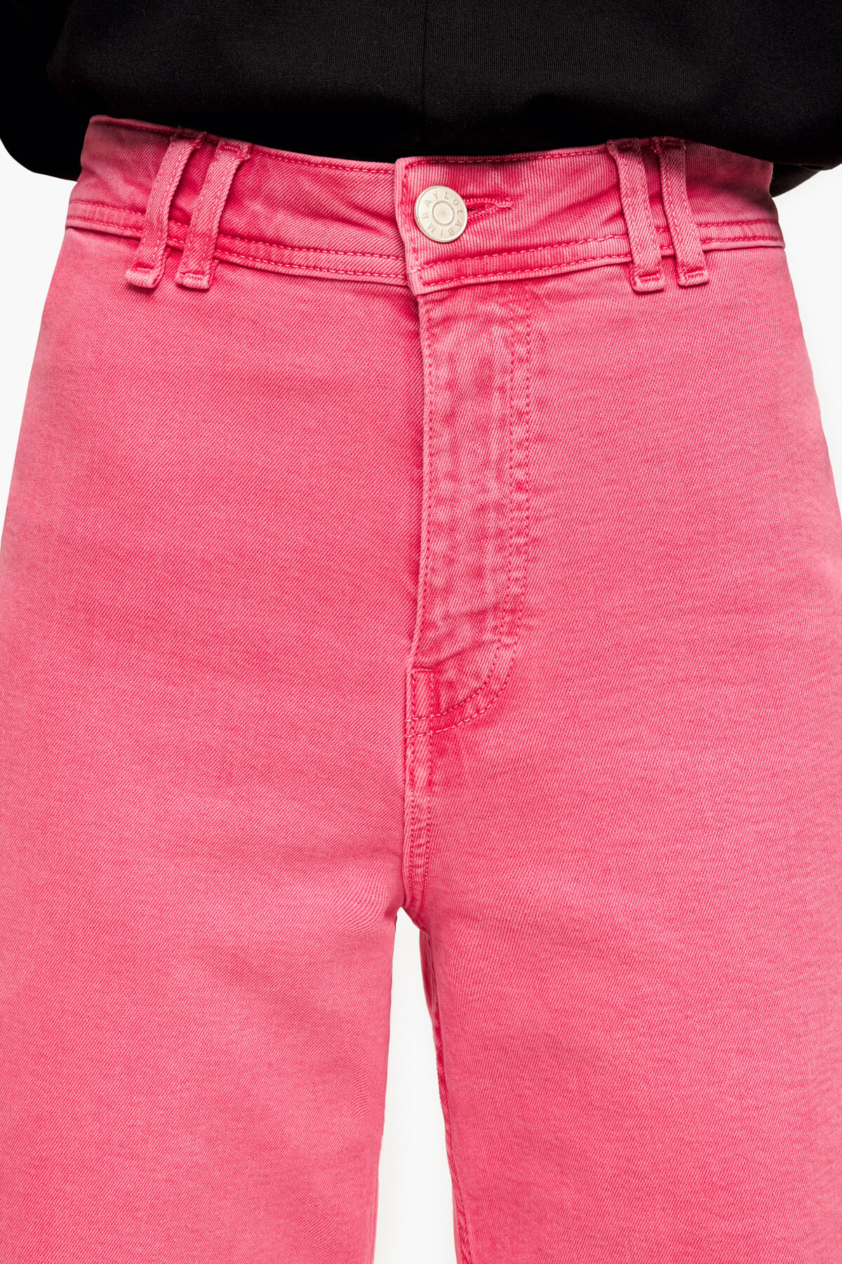 CULOTTE - Vaquero alto cereza