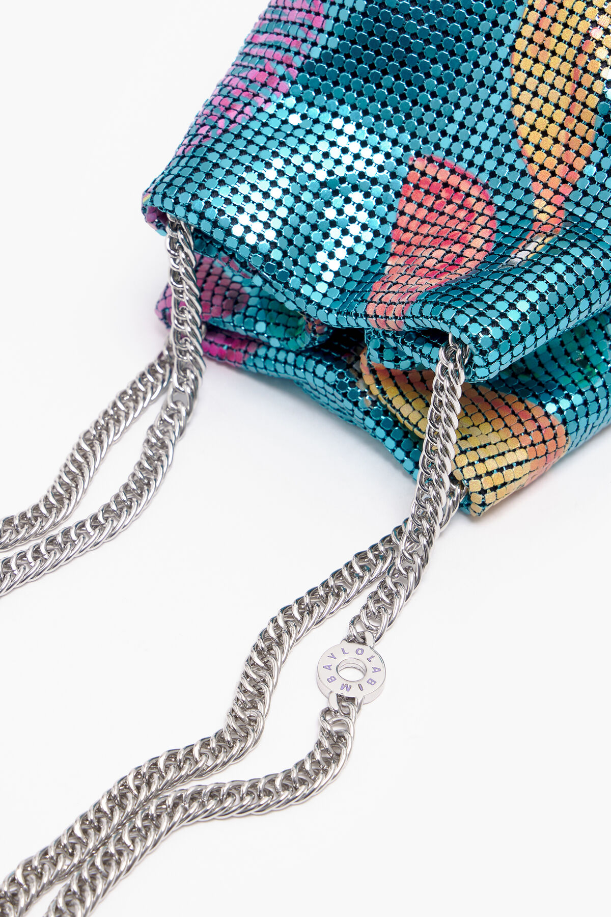 Bolso saca malla print Bananas Mix agua