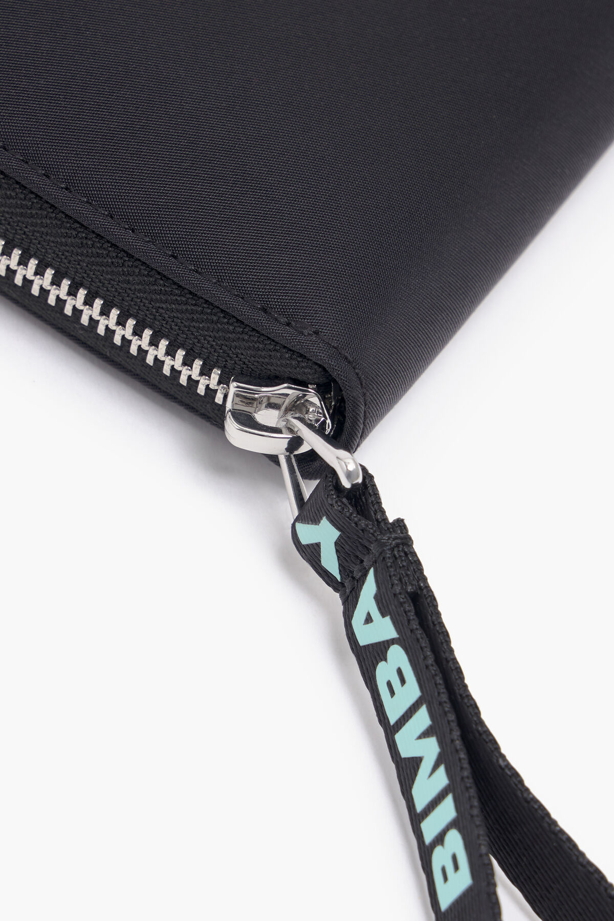 Billetera libro nylon negra