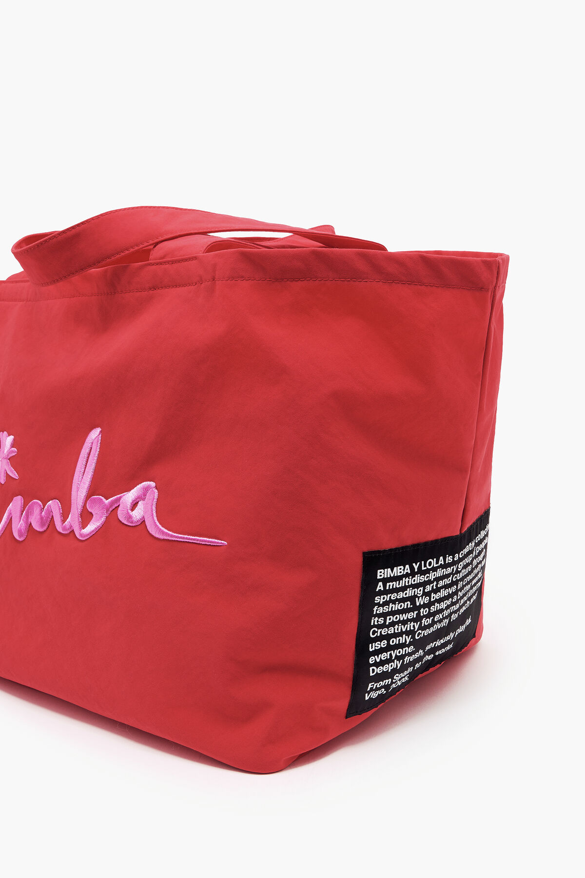 Bolsa shopper XL nylon rojo