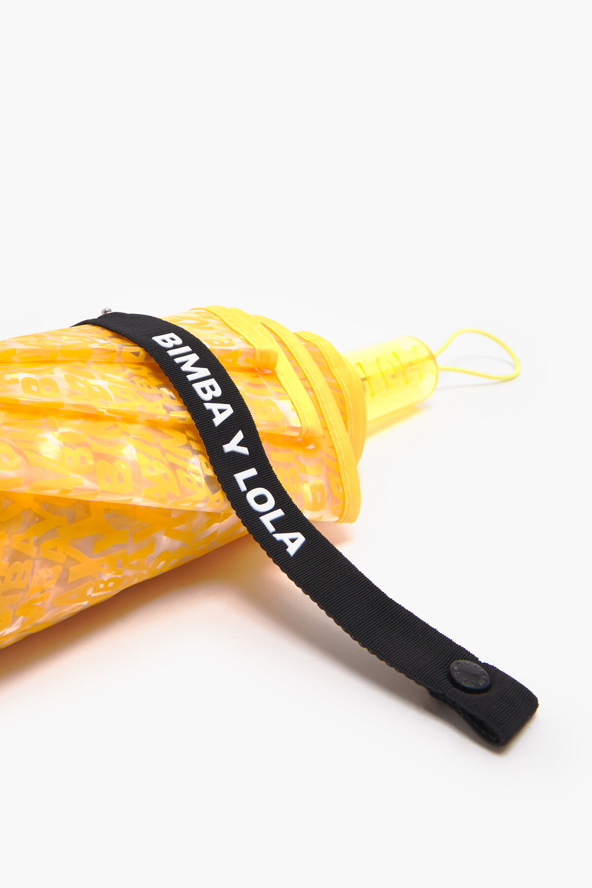Paraguas vinilo logo amarillo