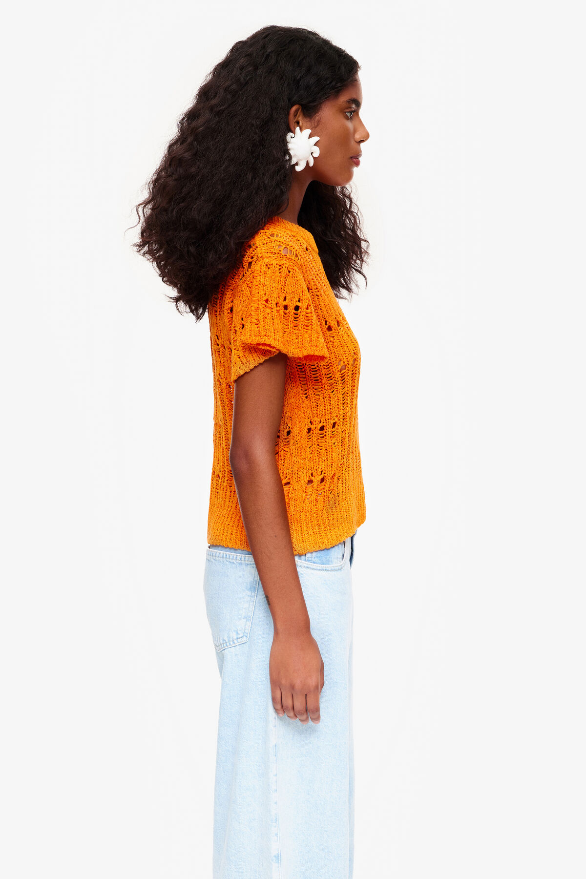 Jersey calados naranja