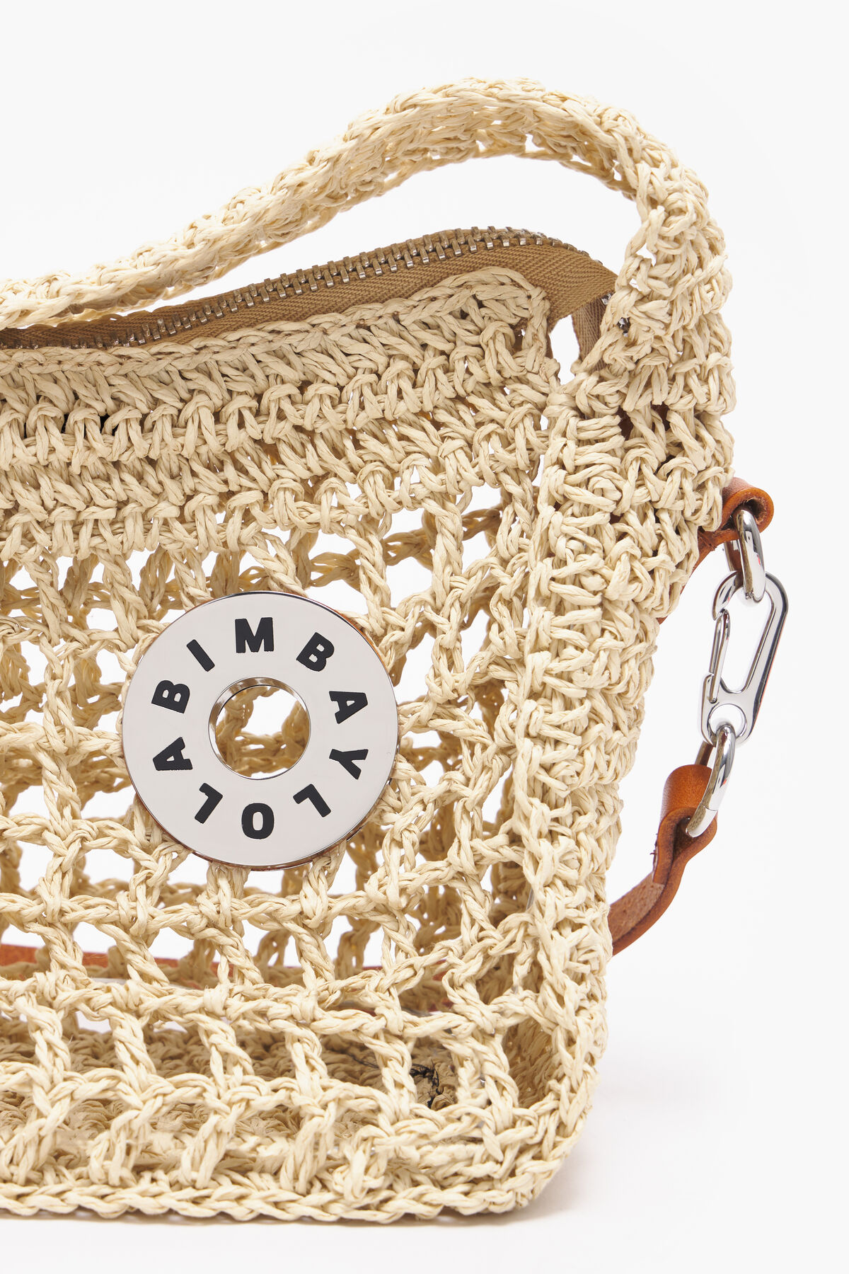 Bolso hobo S rafia natural