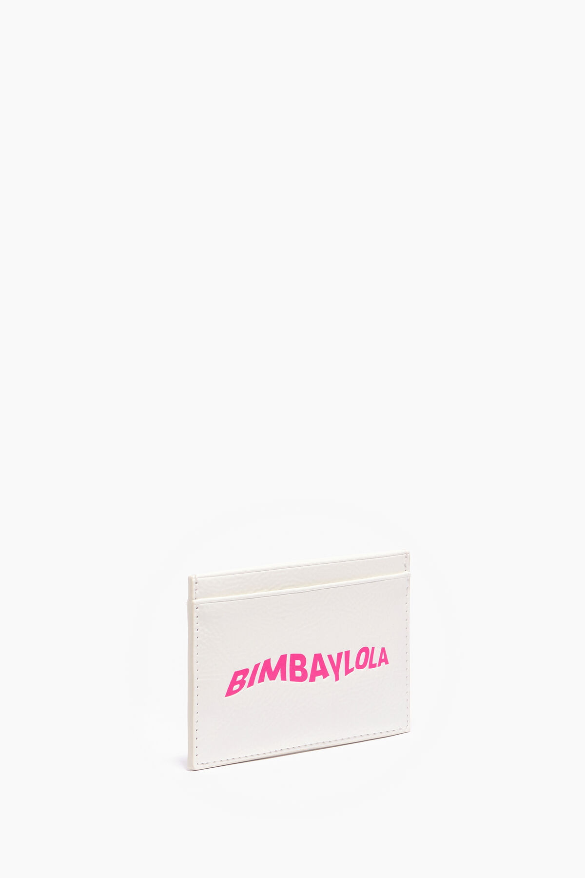 Tarjetero charol blanco