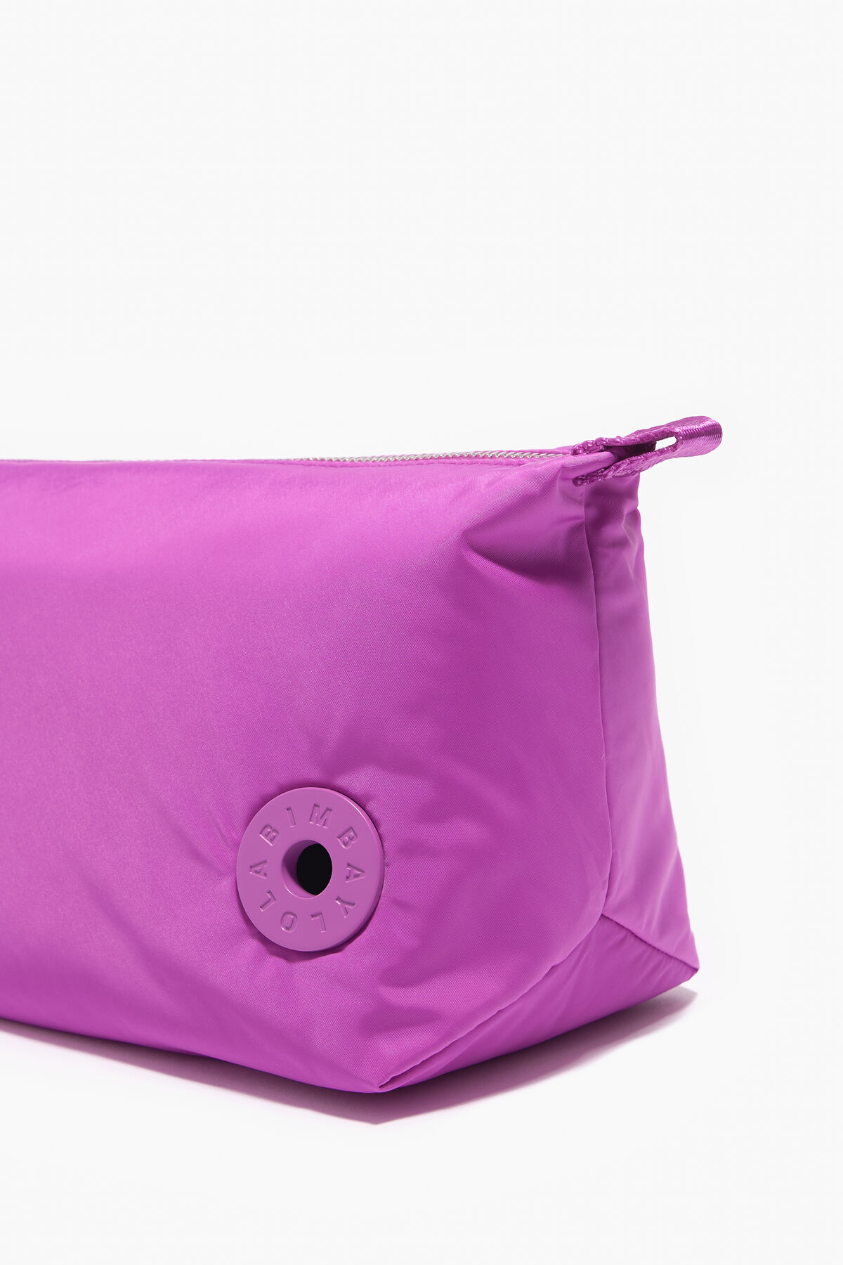 Neceser trapecio L nylon violeta