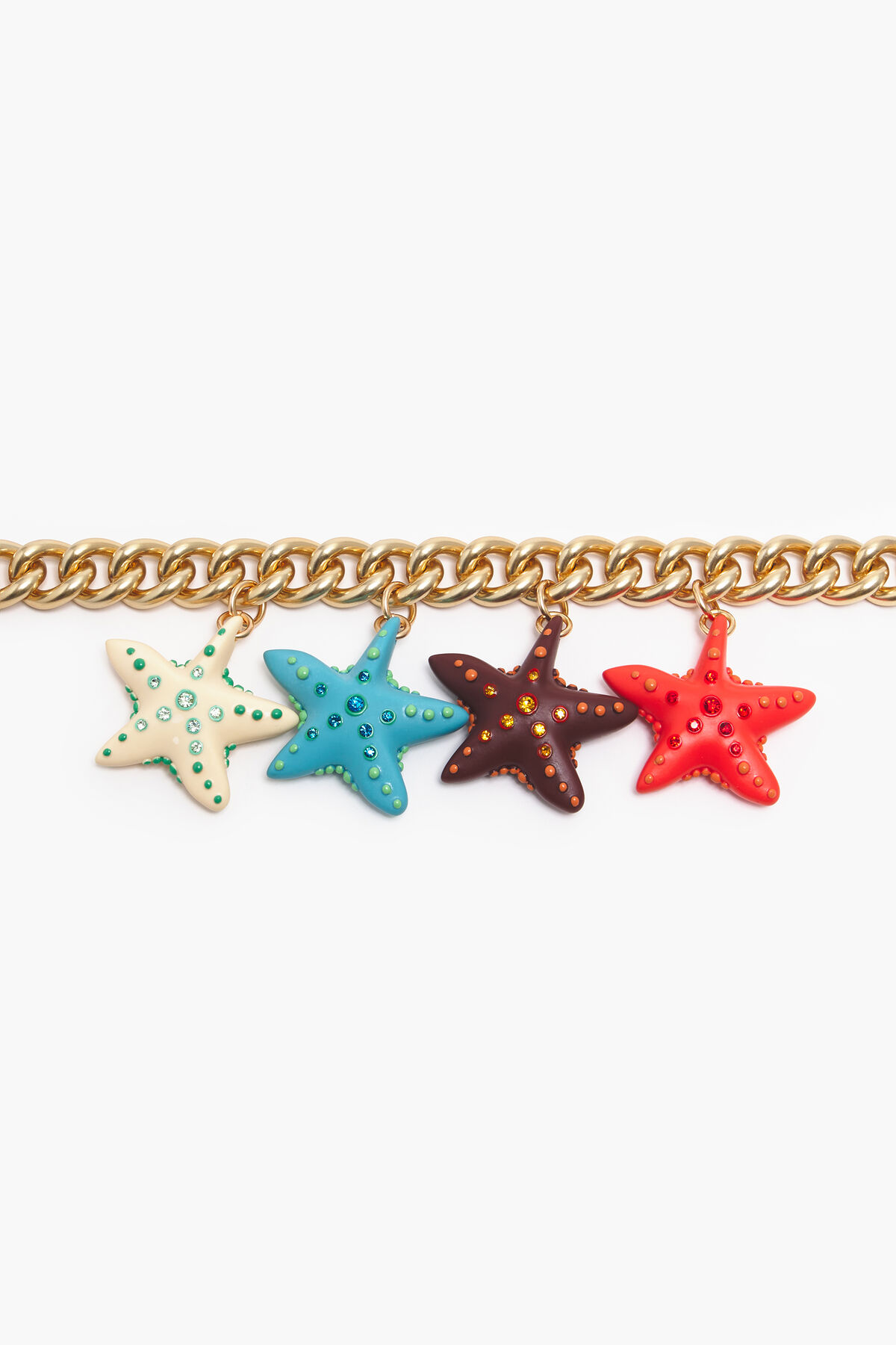 Collar estrellas resina