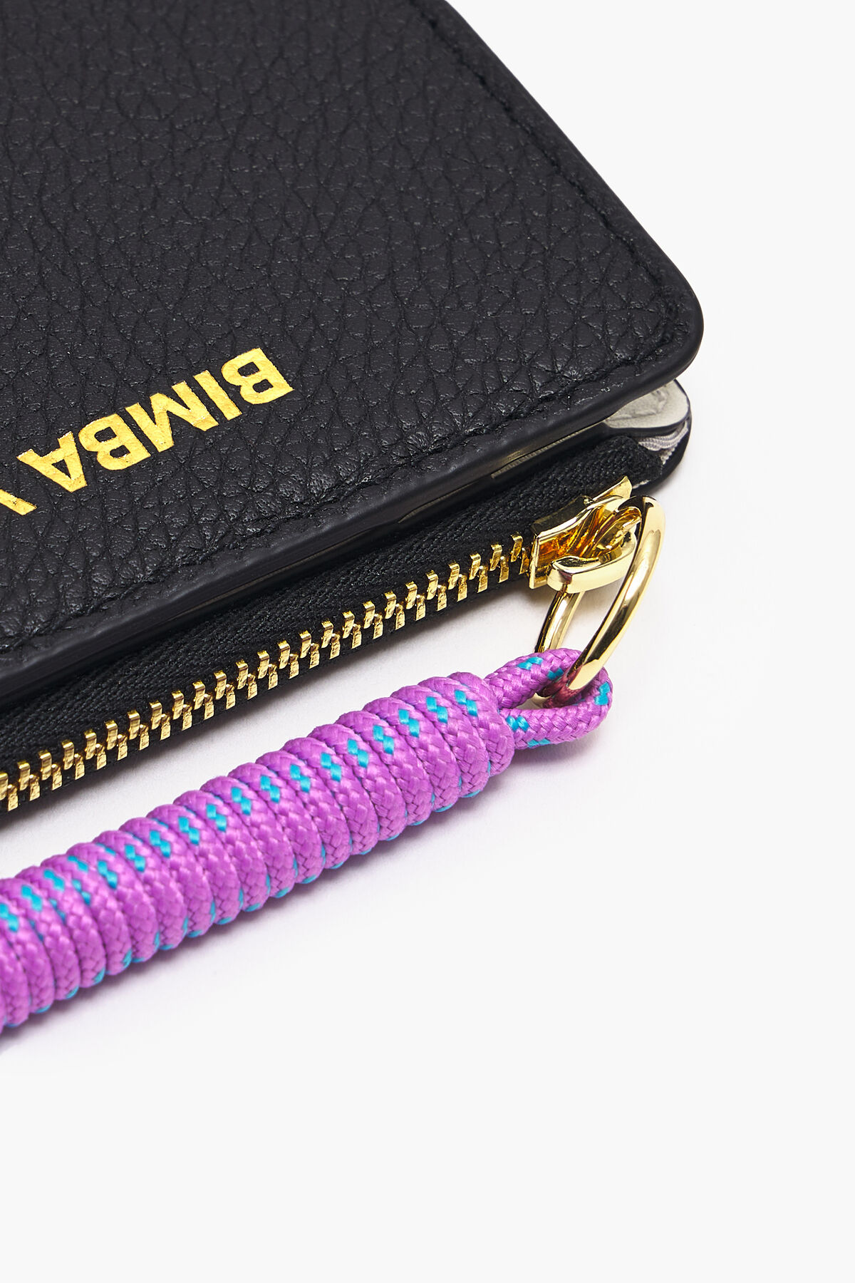 Cartera rectangular piel negra