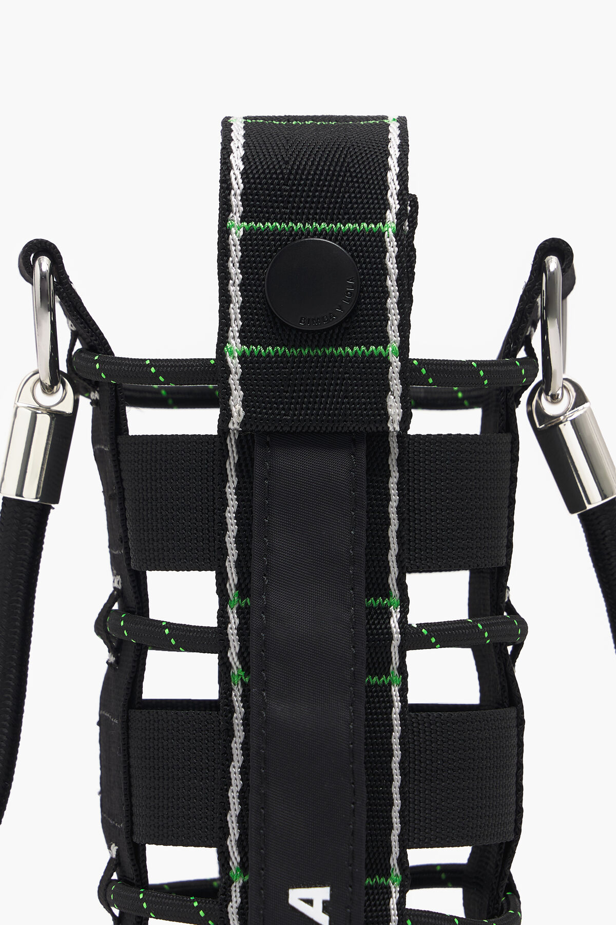 Funda botella nylon negro