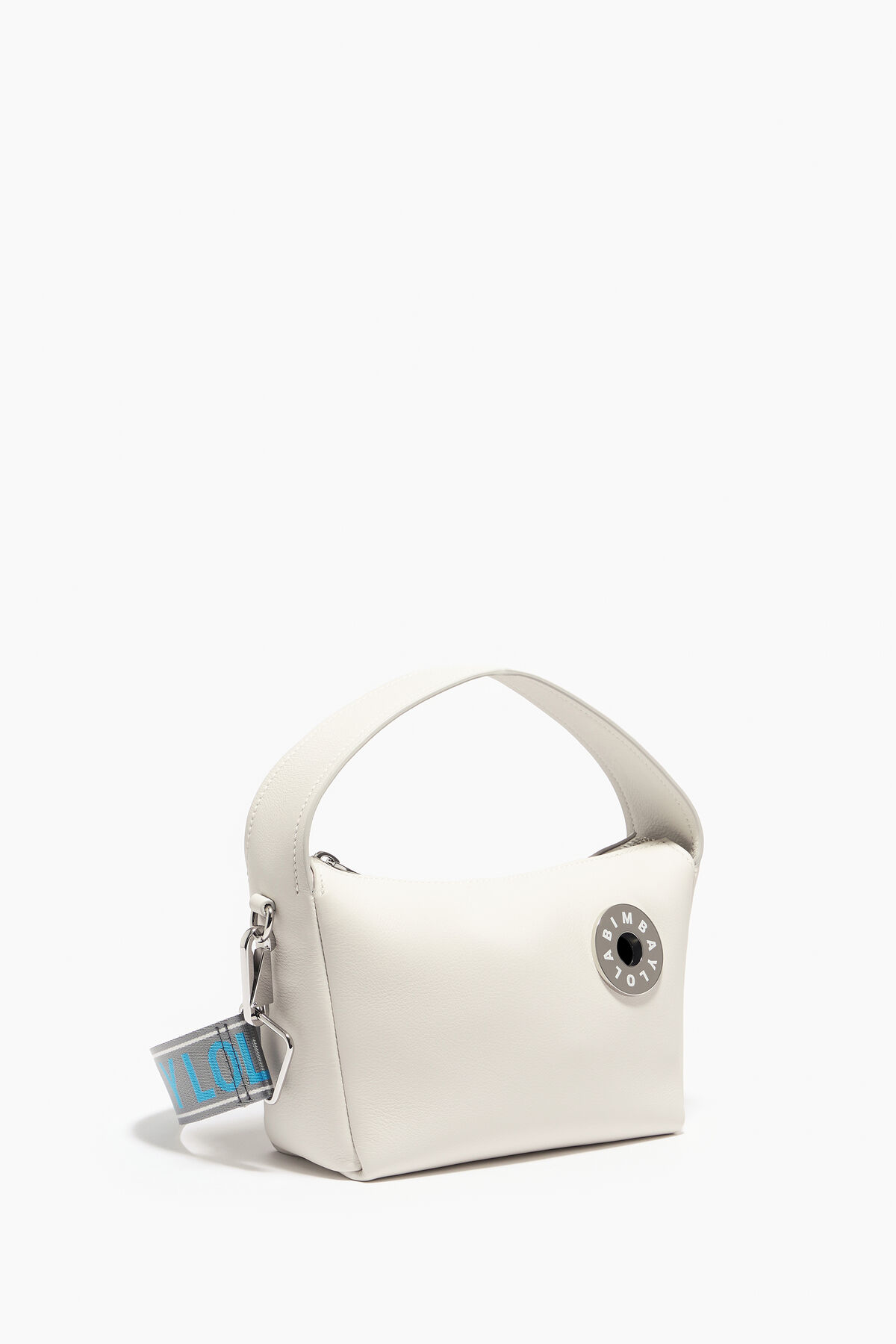 Bolso hobo M piel blanco