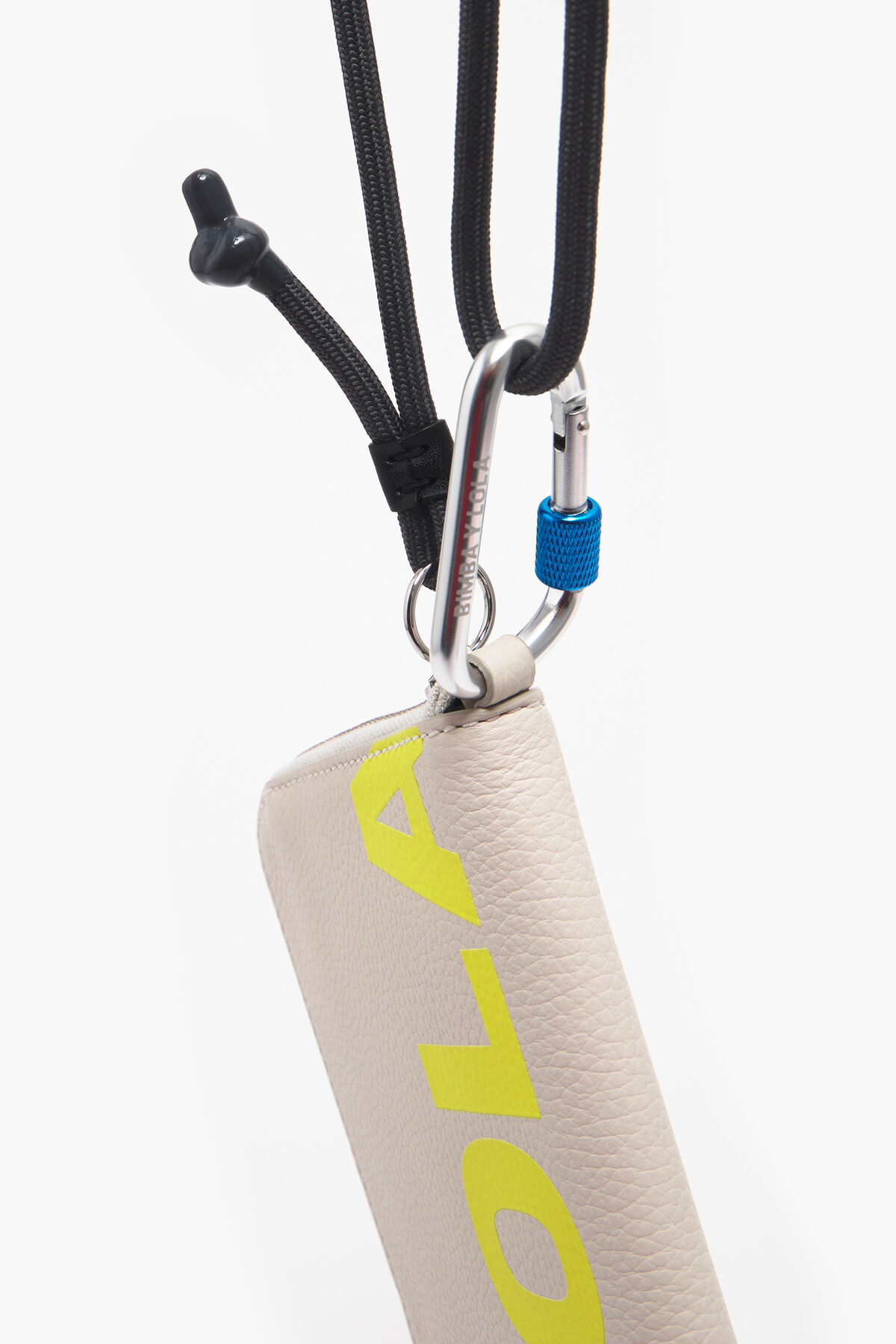 Minibolso rectangular piel blanco roto