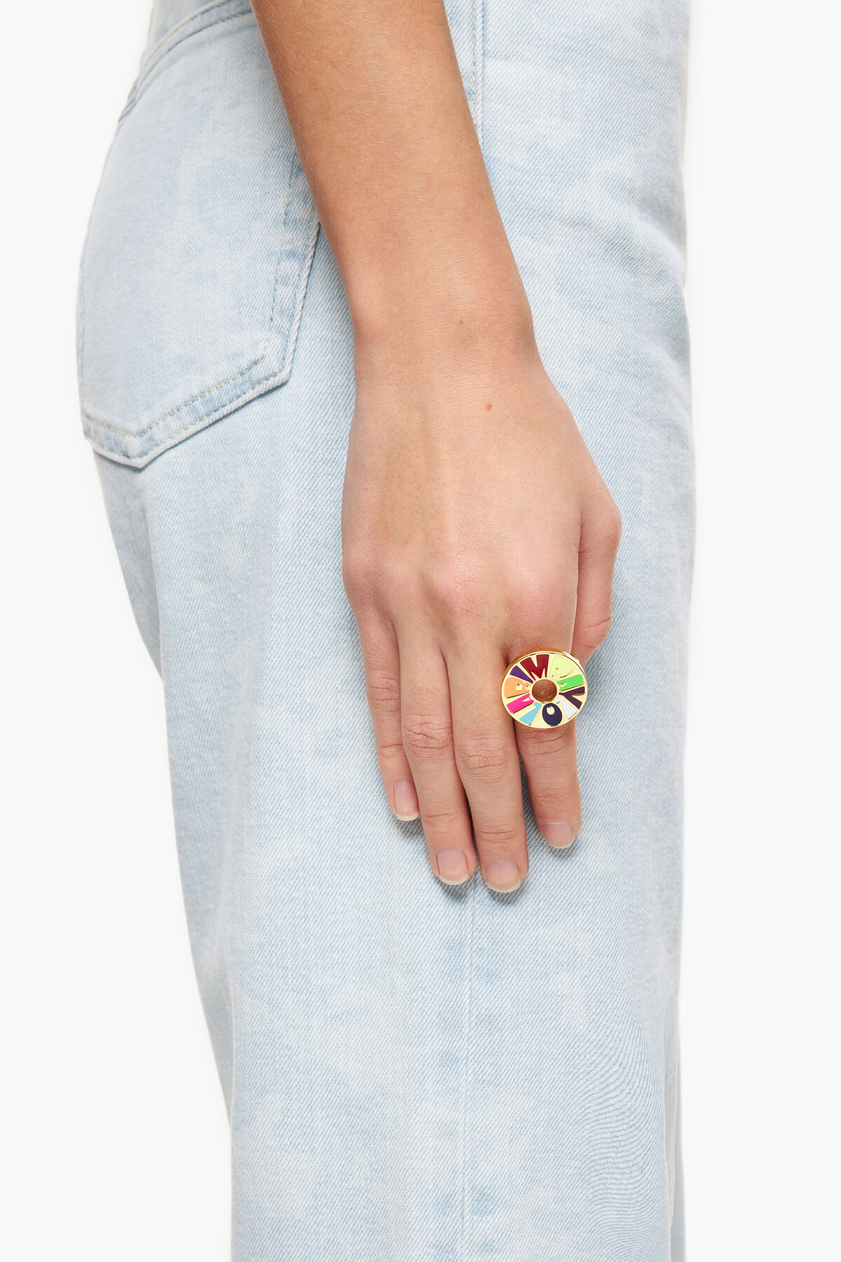 Anillo logo multicolor