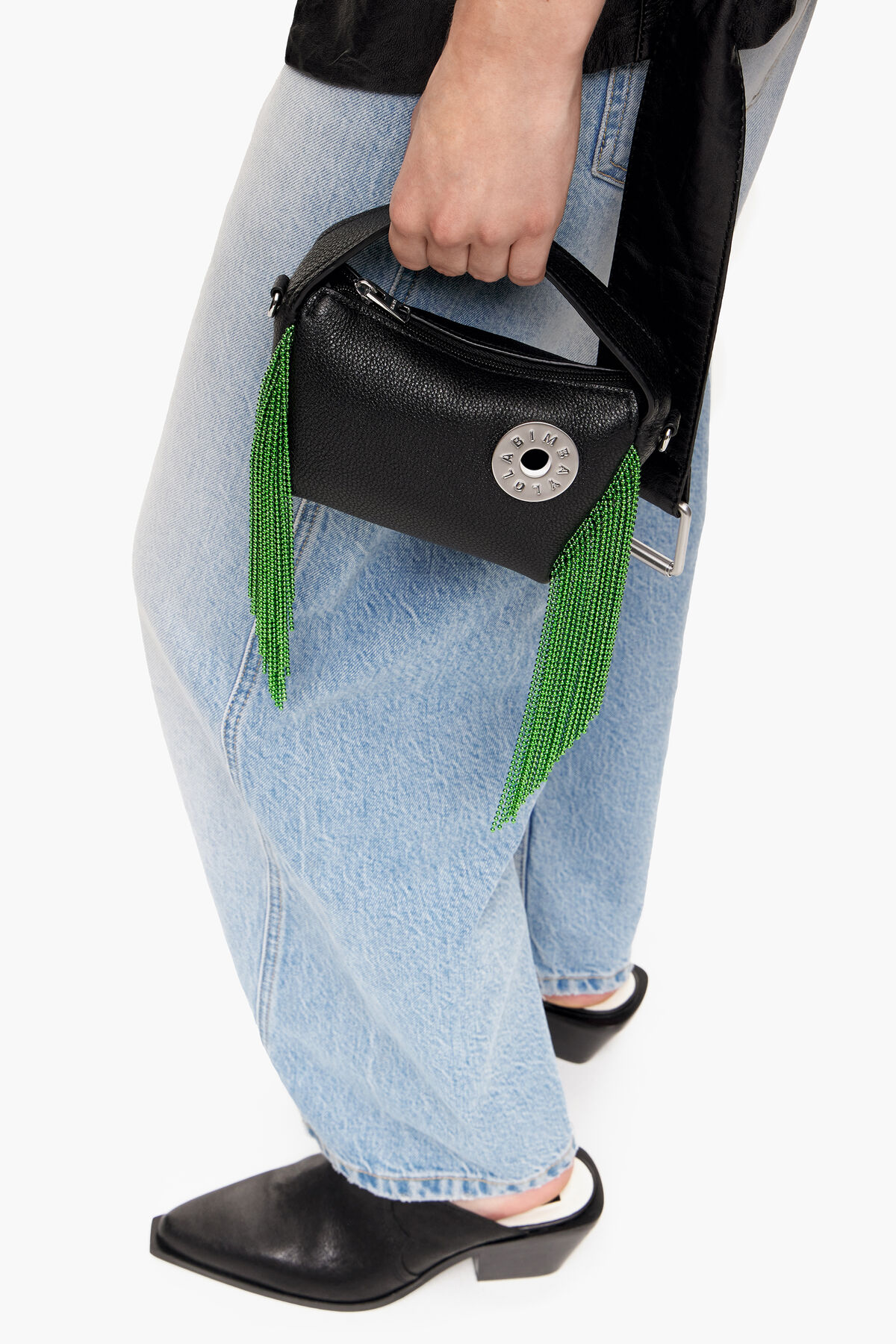 Bolso hobo XS piel negro