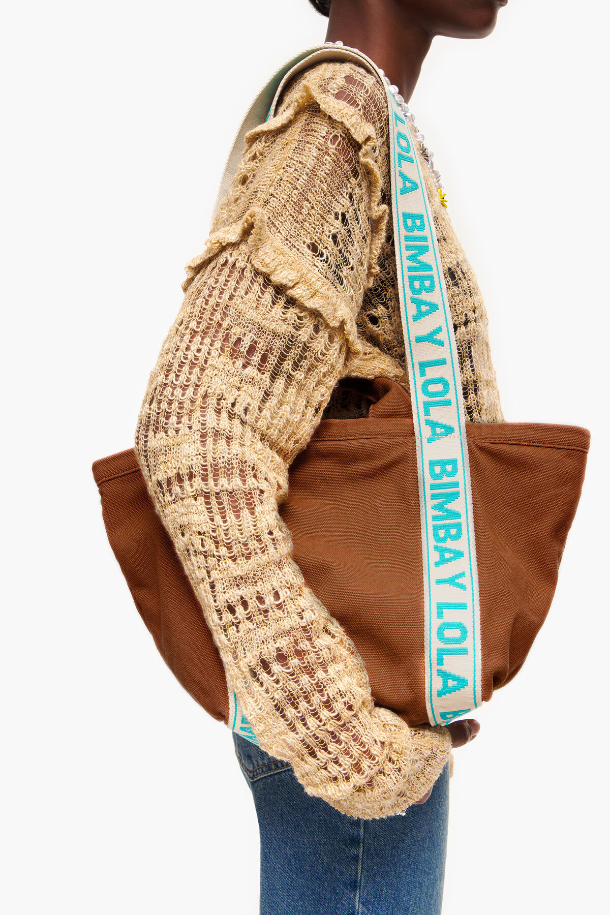 Bolsa shopper S canvas tostado