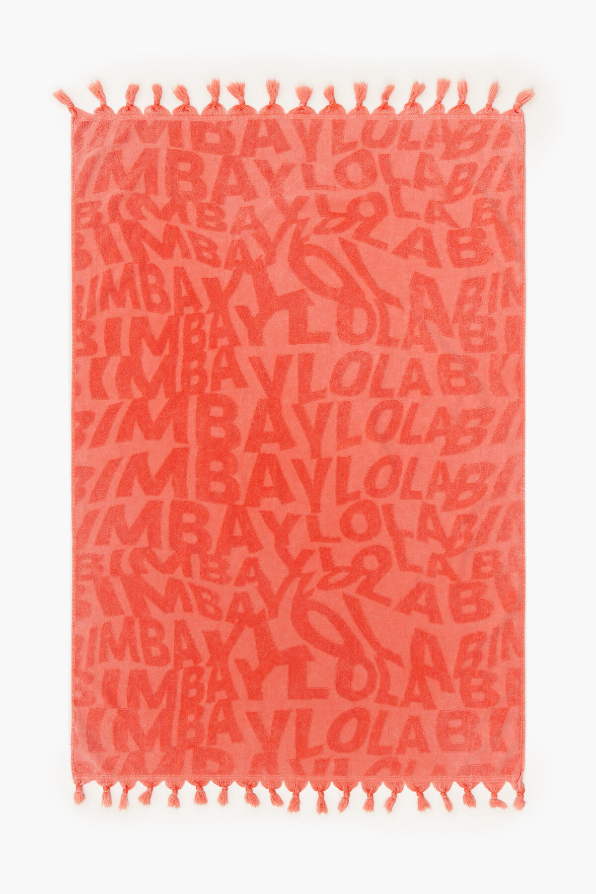 Toalla logo jacquard naranja