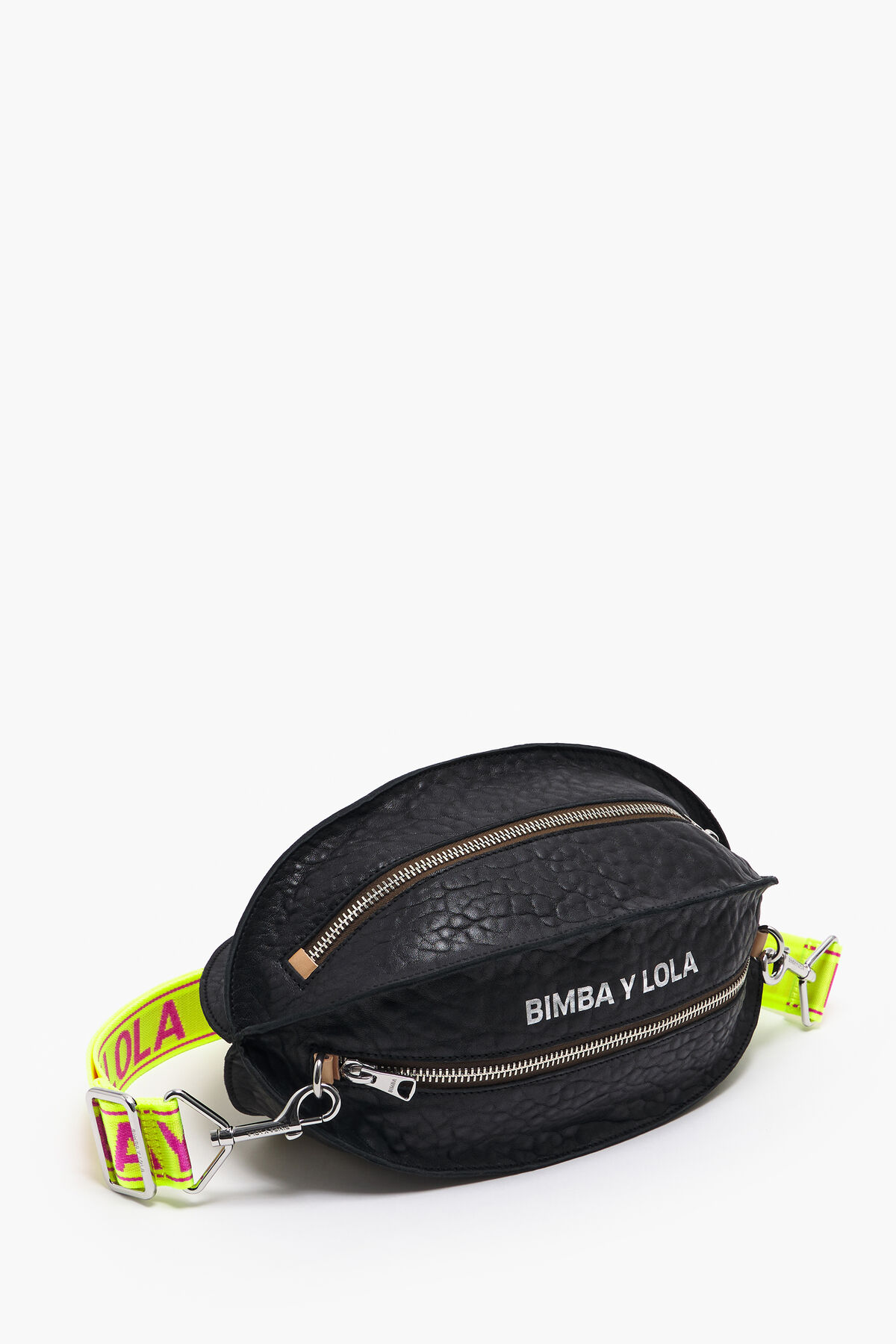 Bolso Pelota L piel negro