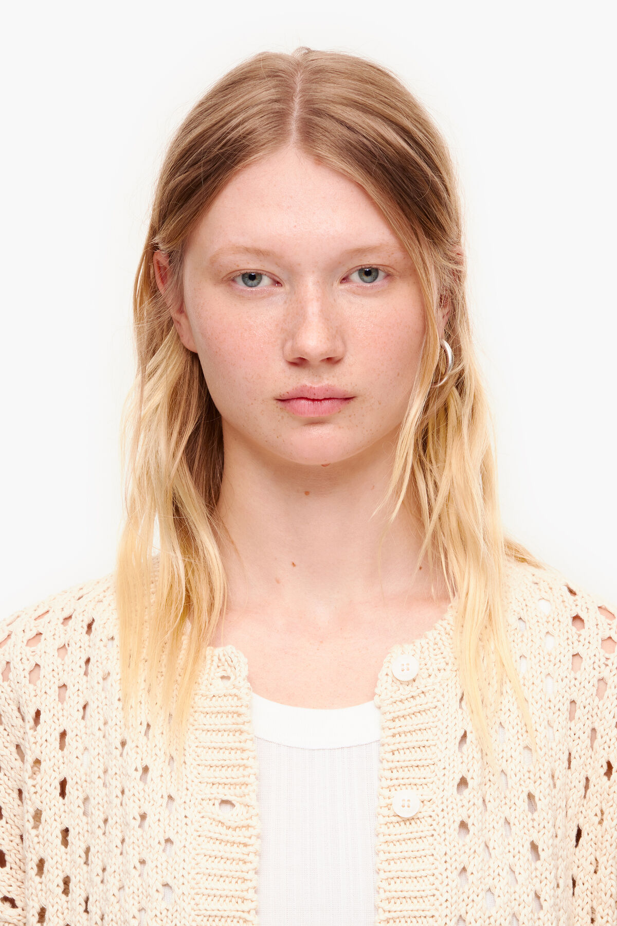 Cárdigan boxy punto negro