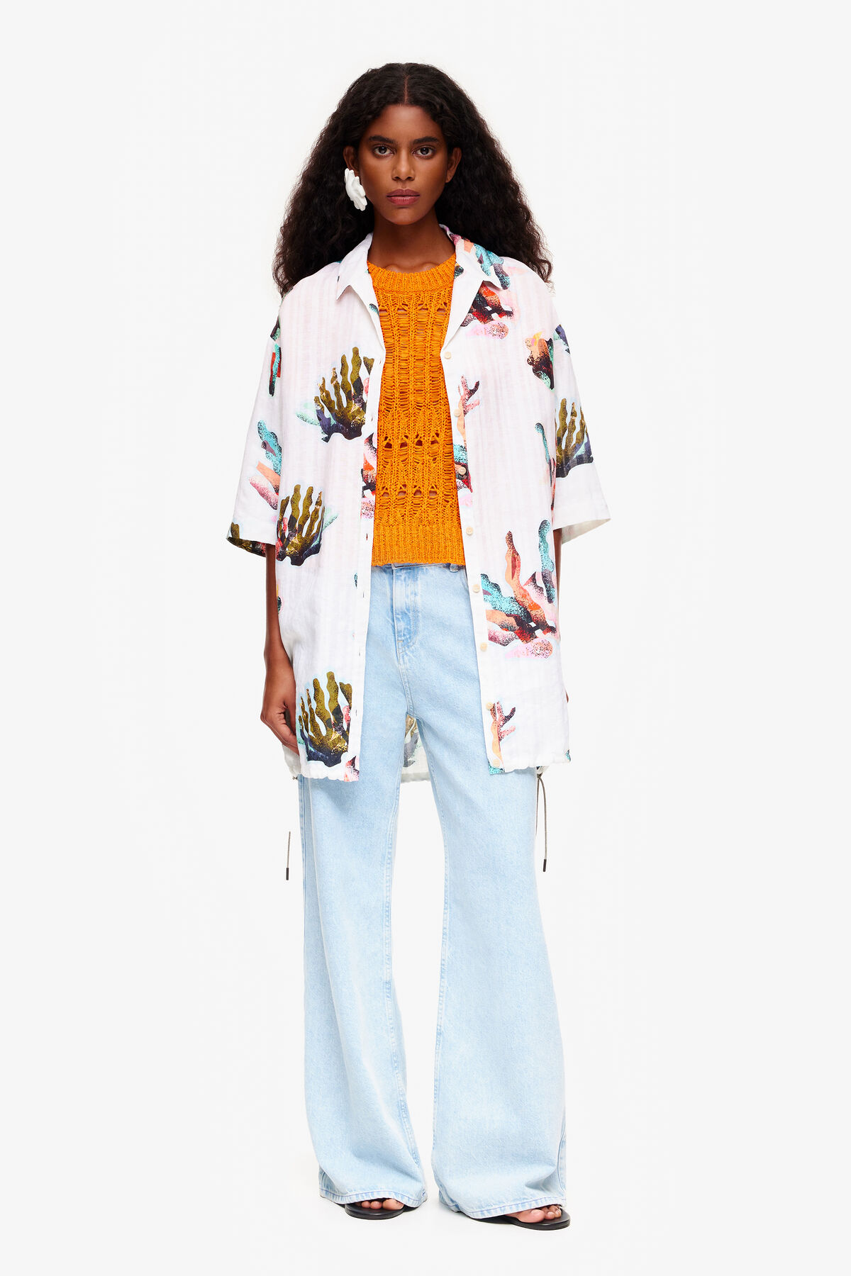 Jersey calados naranja