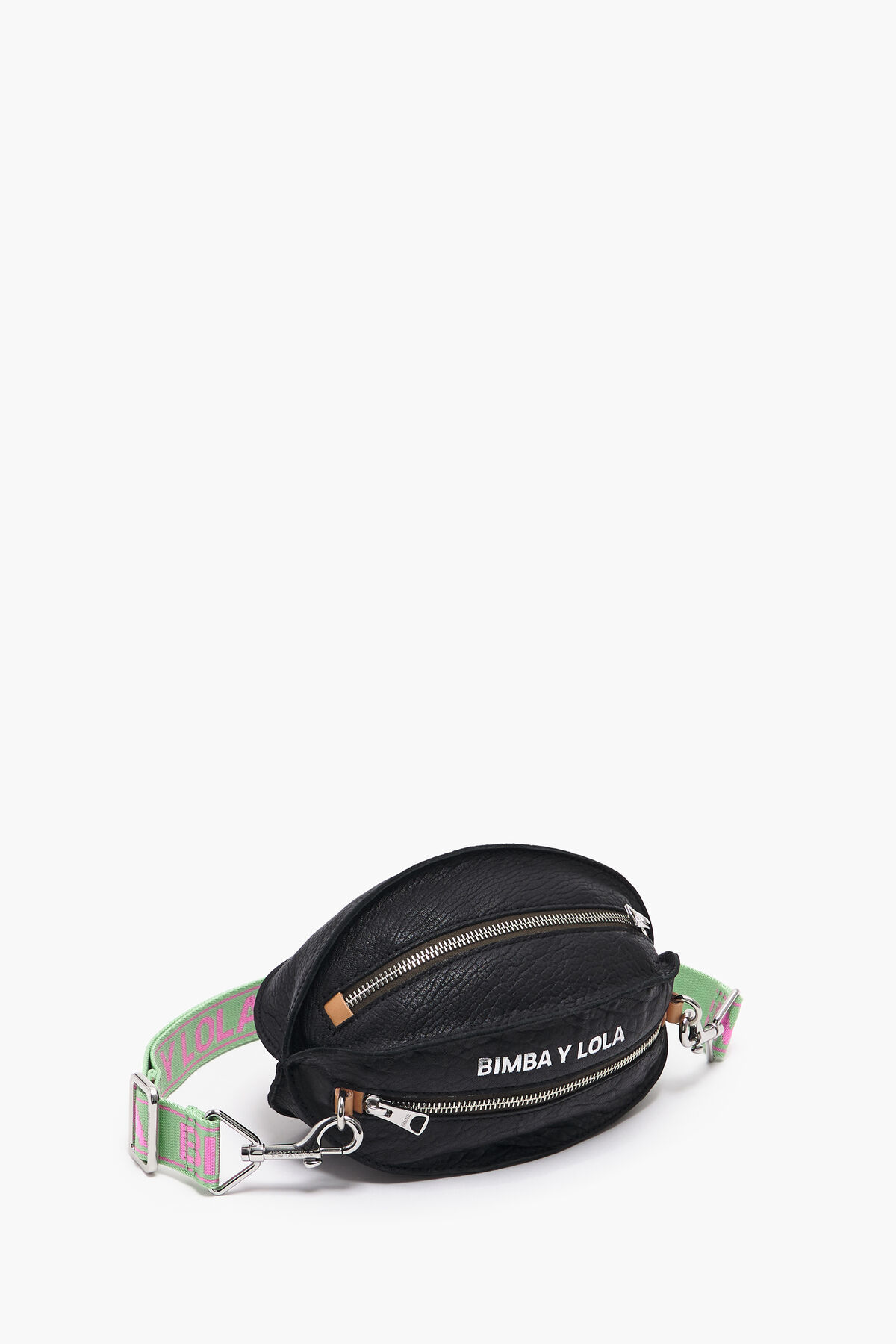 Bolso Pelota S piel negro