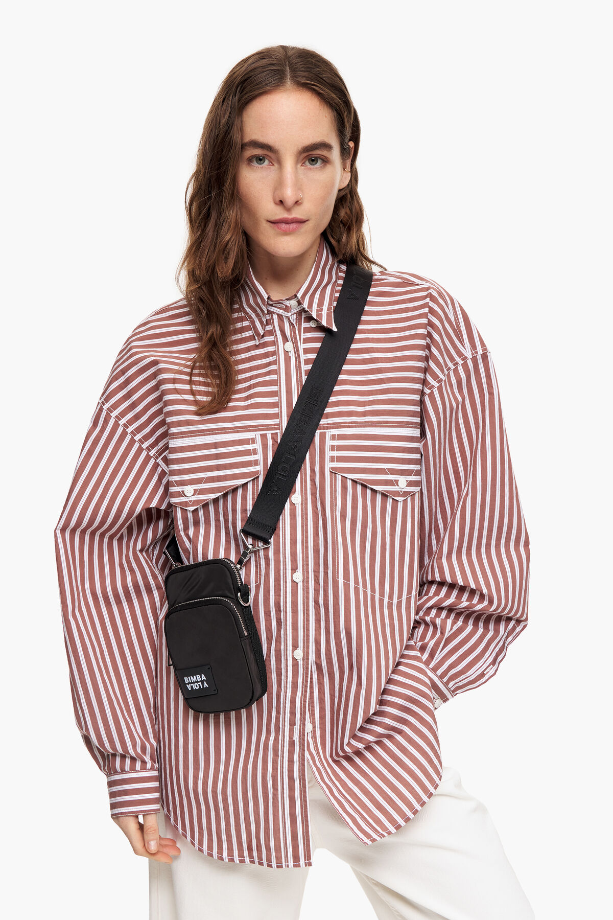 Minibolso nylon negro