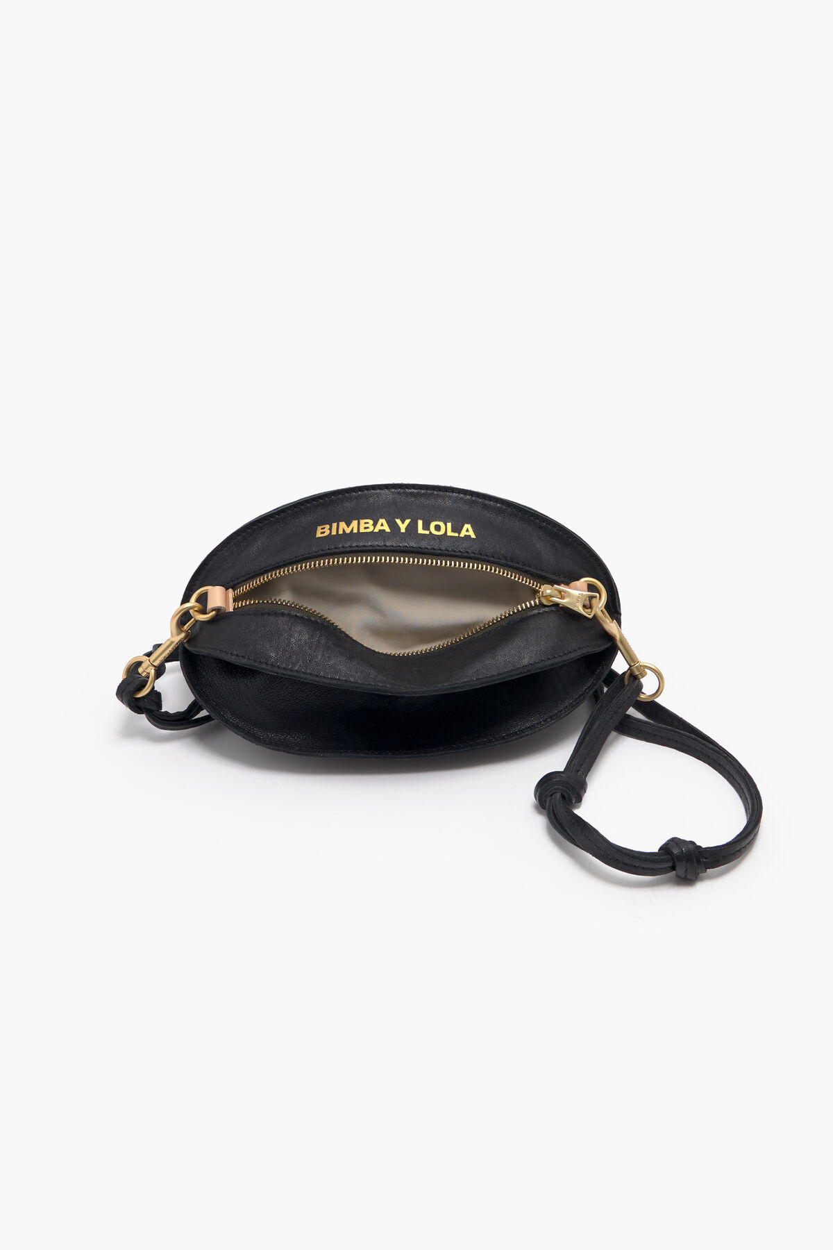 Bolso Pelota S piel negro
