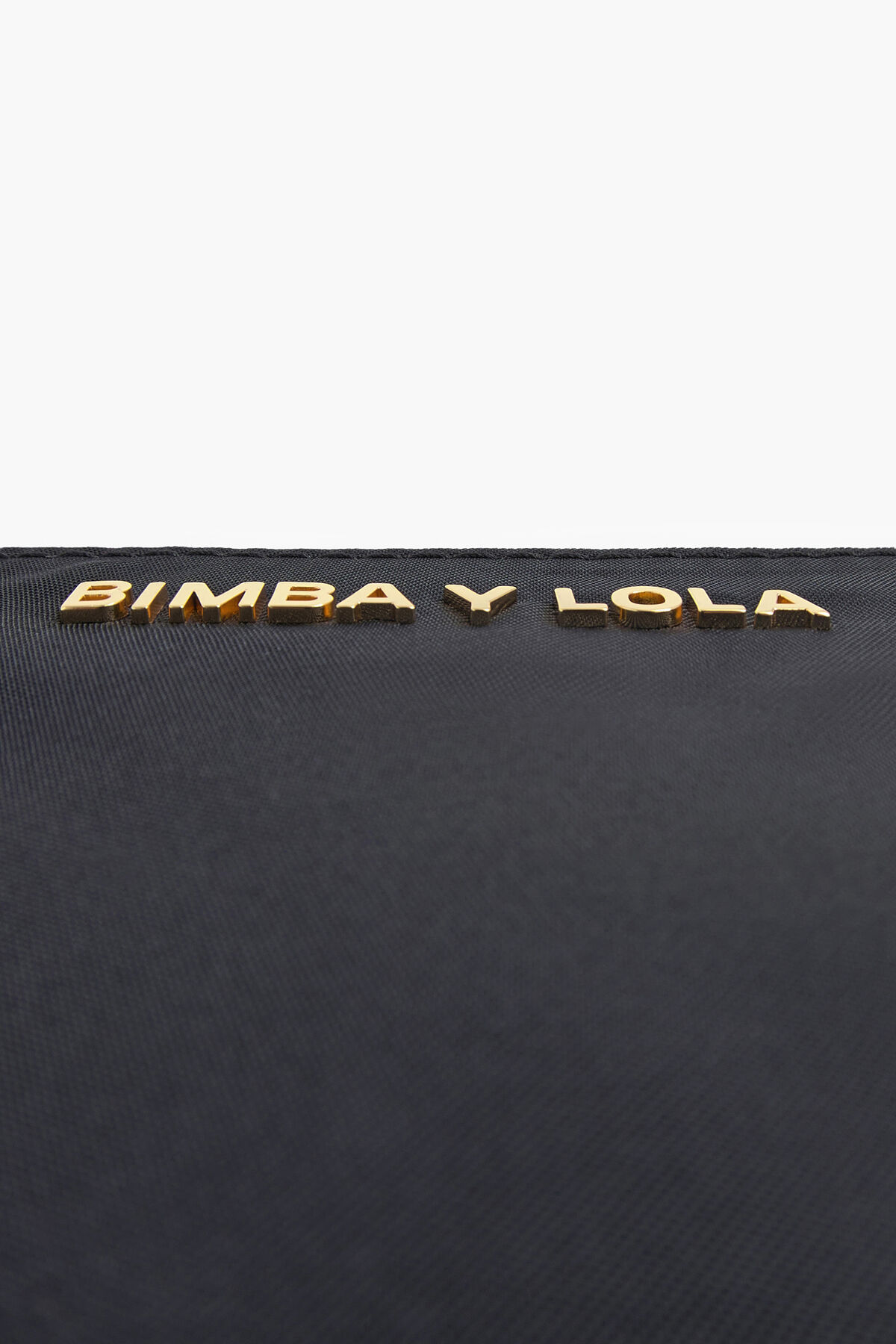 Monedero curvo S nylon negro