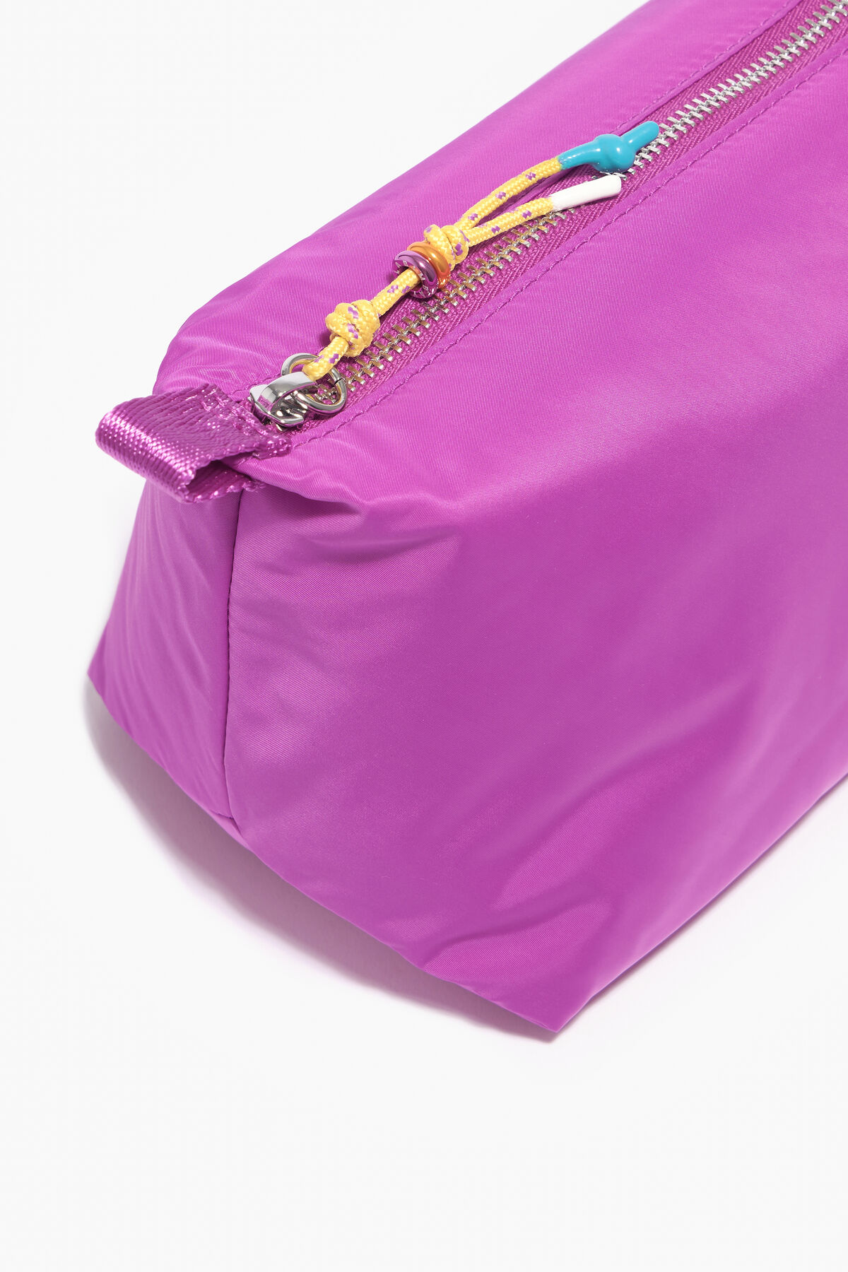 Neceser trapecio L nylon violeta