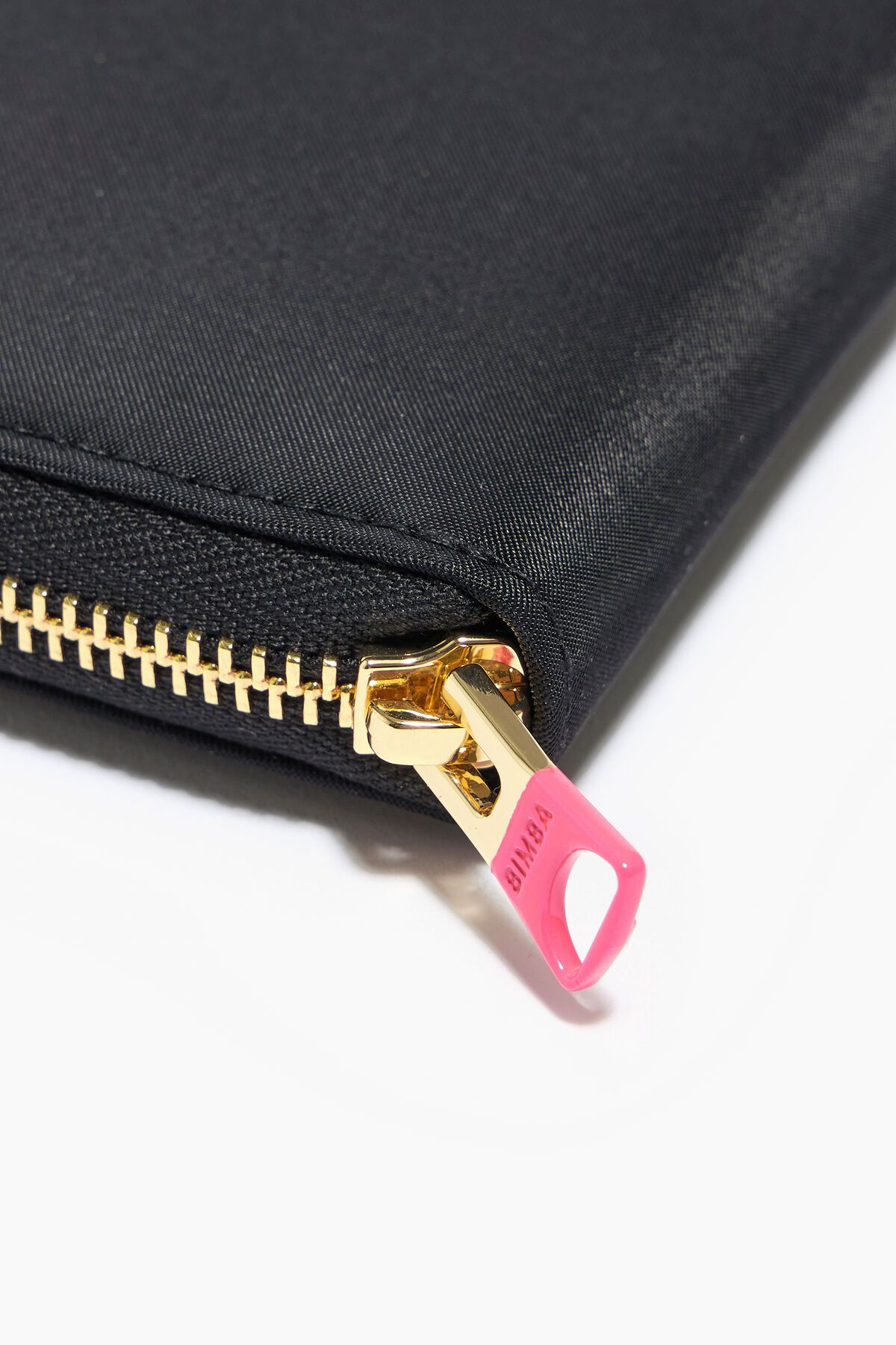 Billetera libro nylon negra