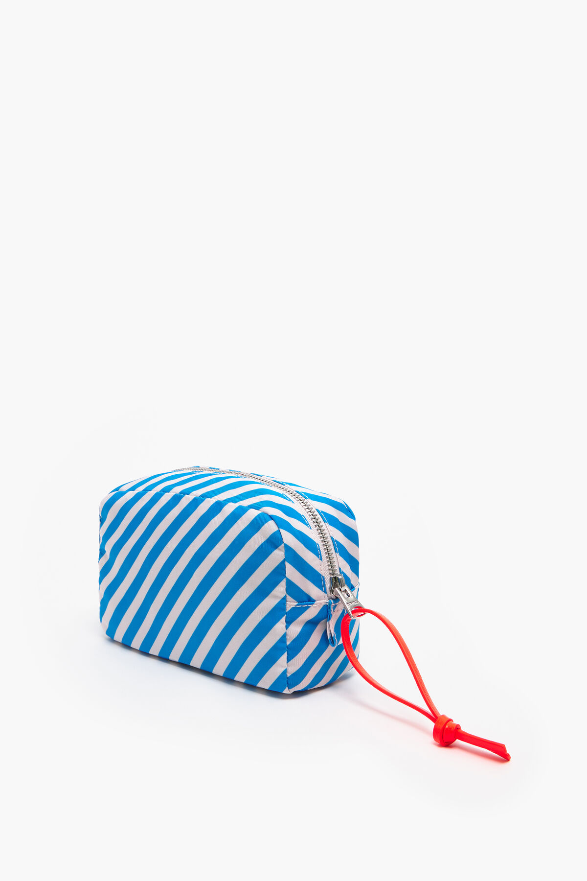 Neceser rectangular M rayas azul