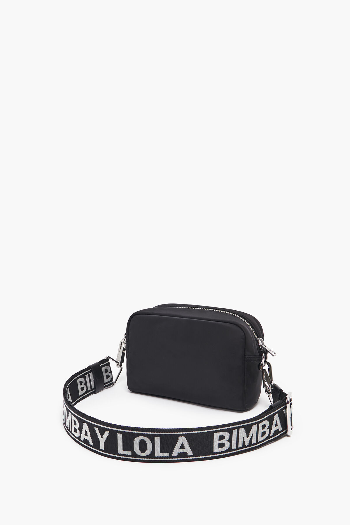 Bolso bandolera S nylon negro