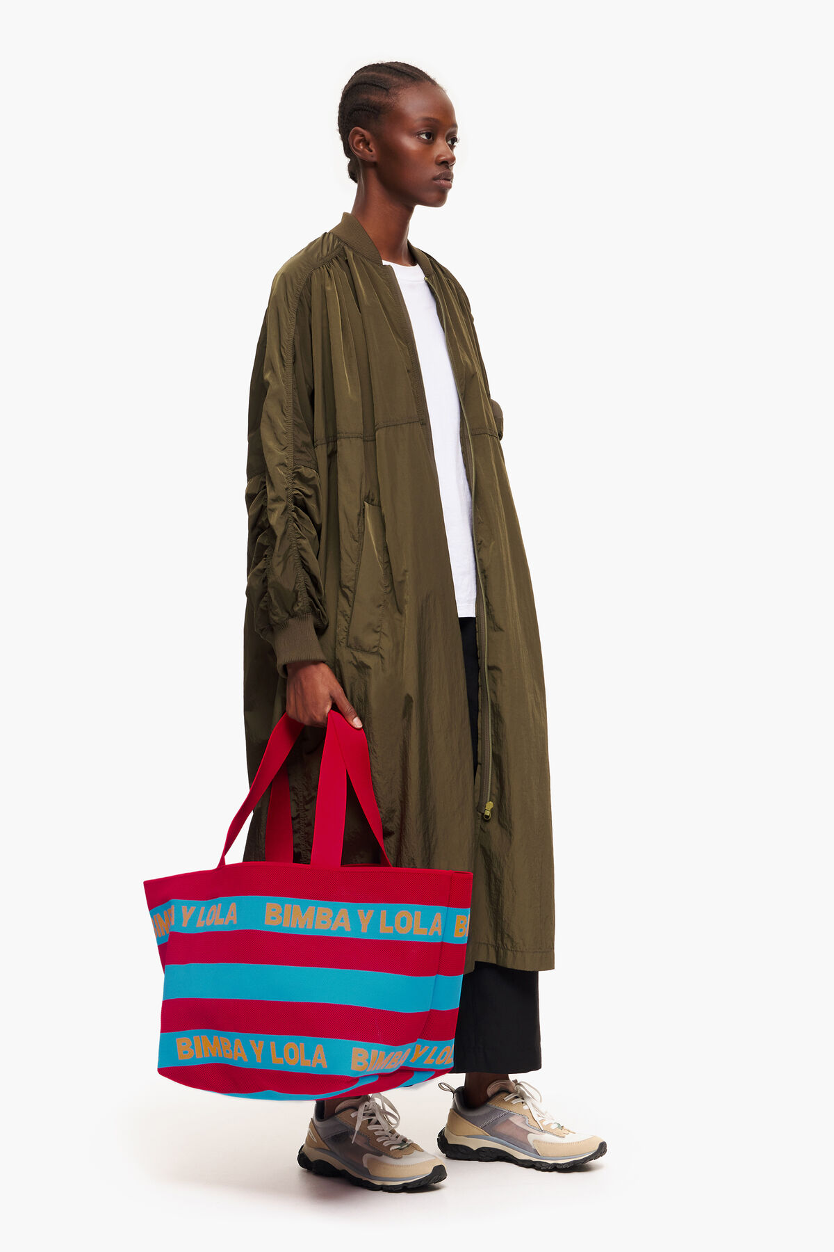 Bolsa shopper XL punto rojo