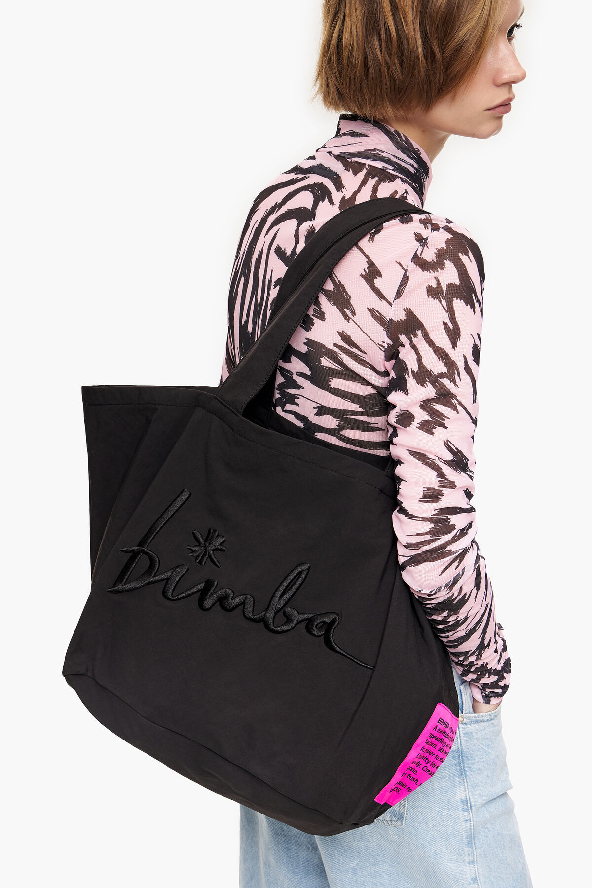 Bolsa shopper XL nylon negro