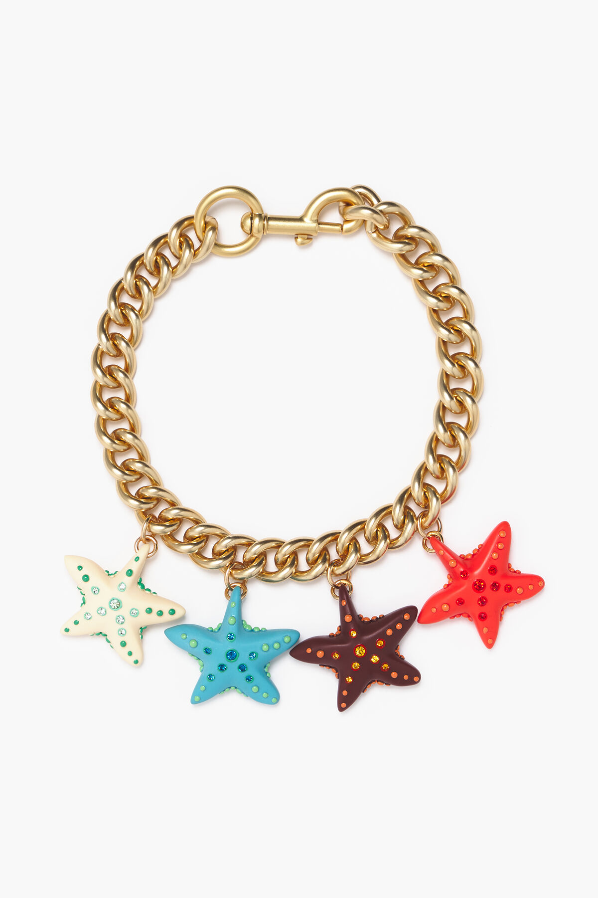 Collar estrellas resina